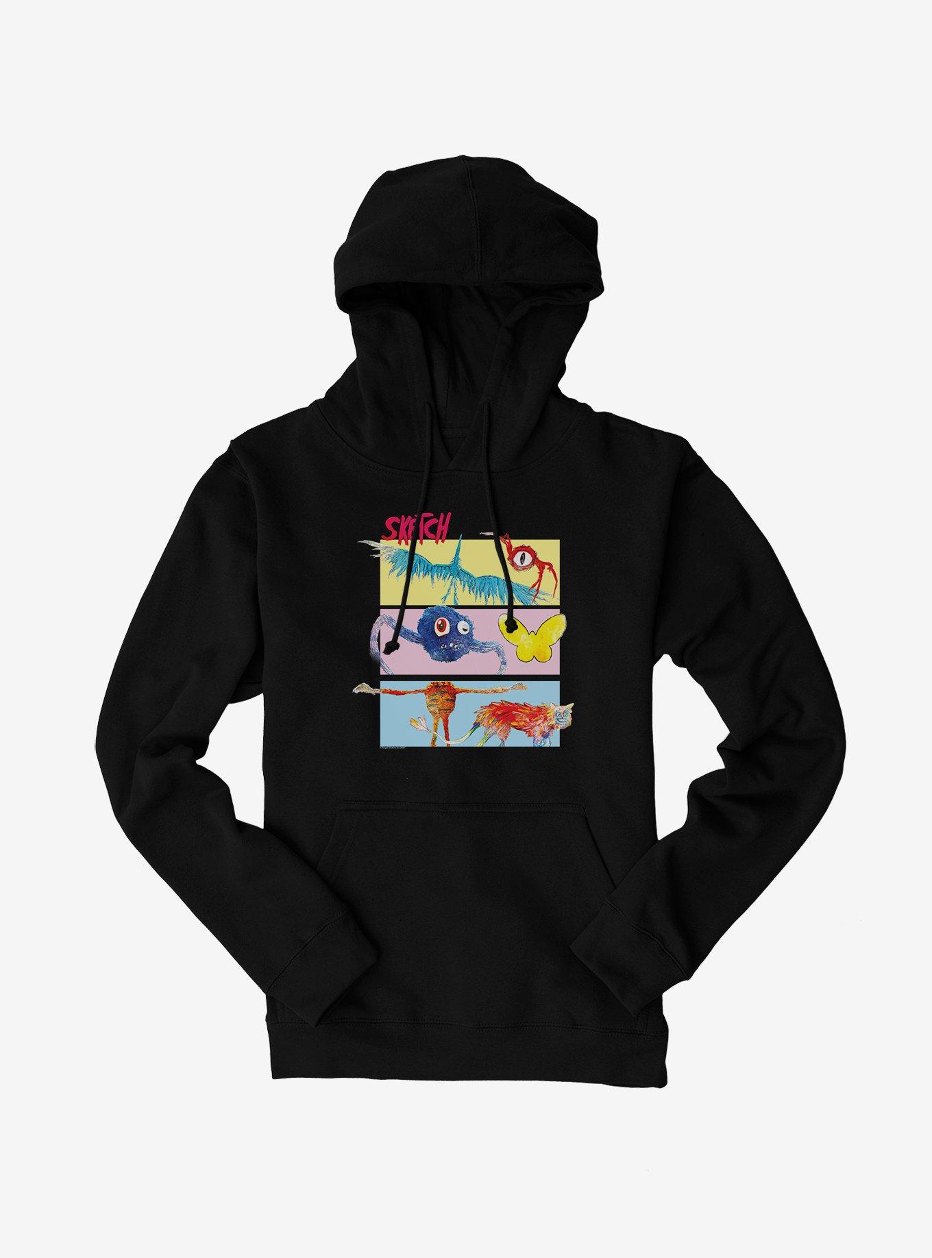 Sketch Monsters Hoodie, , hi-res
