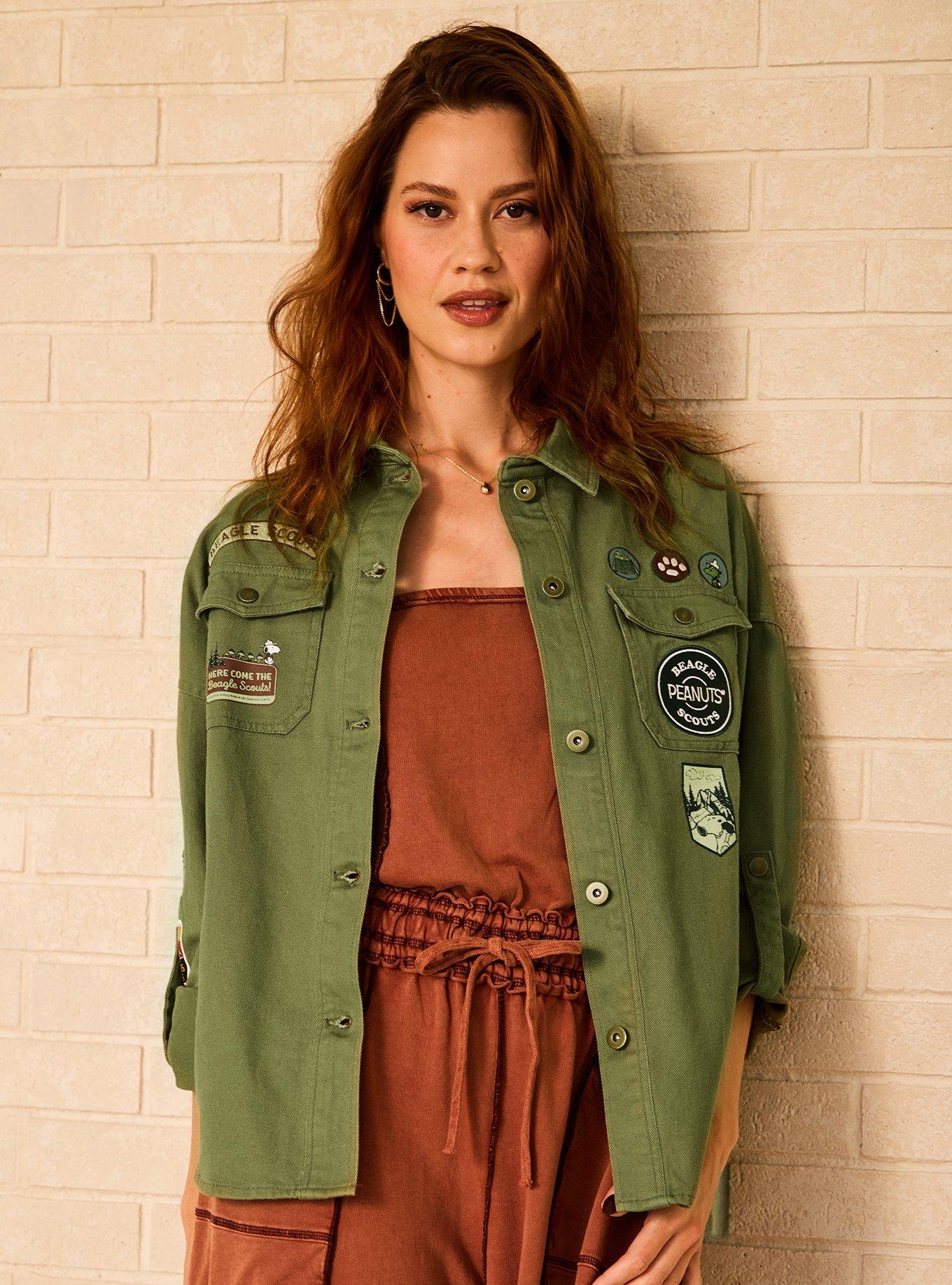 Peanuts Beagle Scouts Icons Women's Button-Up — BoxLunch Exclusive