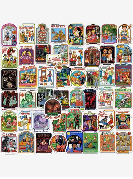 Steven Rhodes Variety Humor 50ct Sticker Pack | BoxLunch