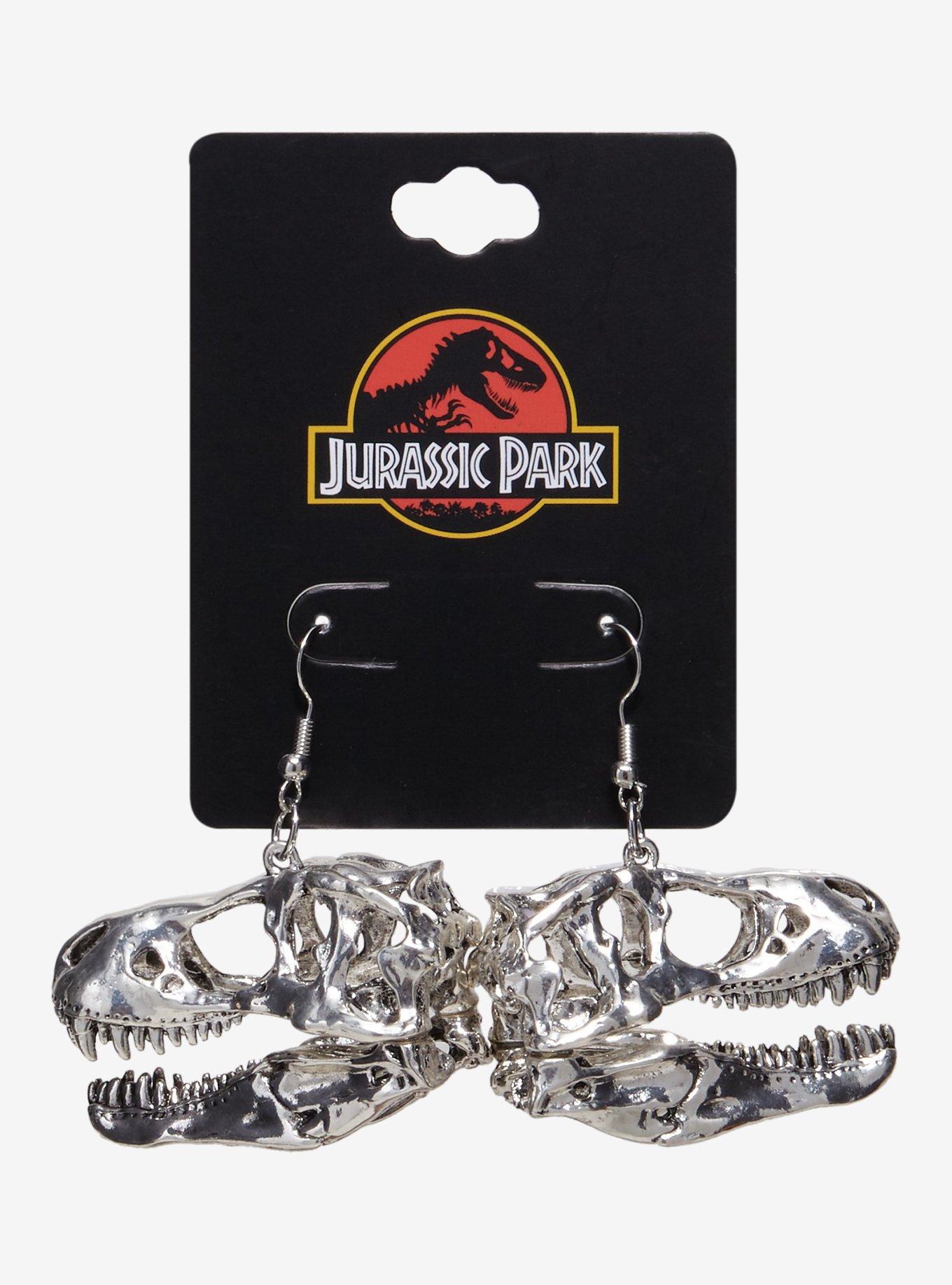 Jurassic Park T. Rex 3D Earrings — BoxLunch Exclusive, , hi-res