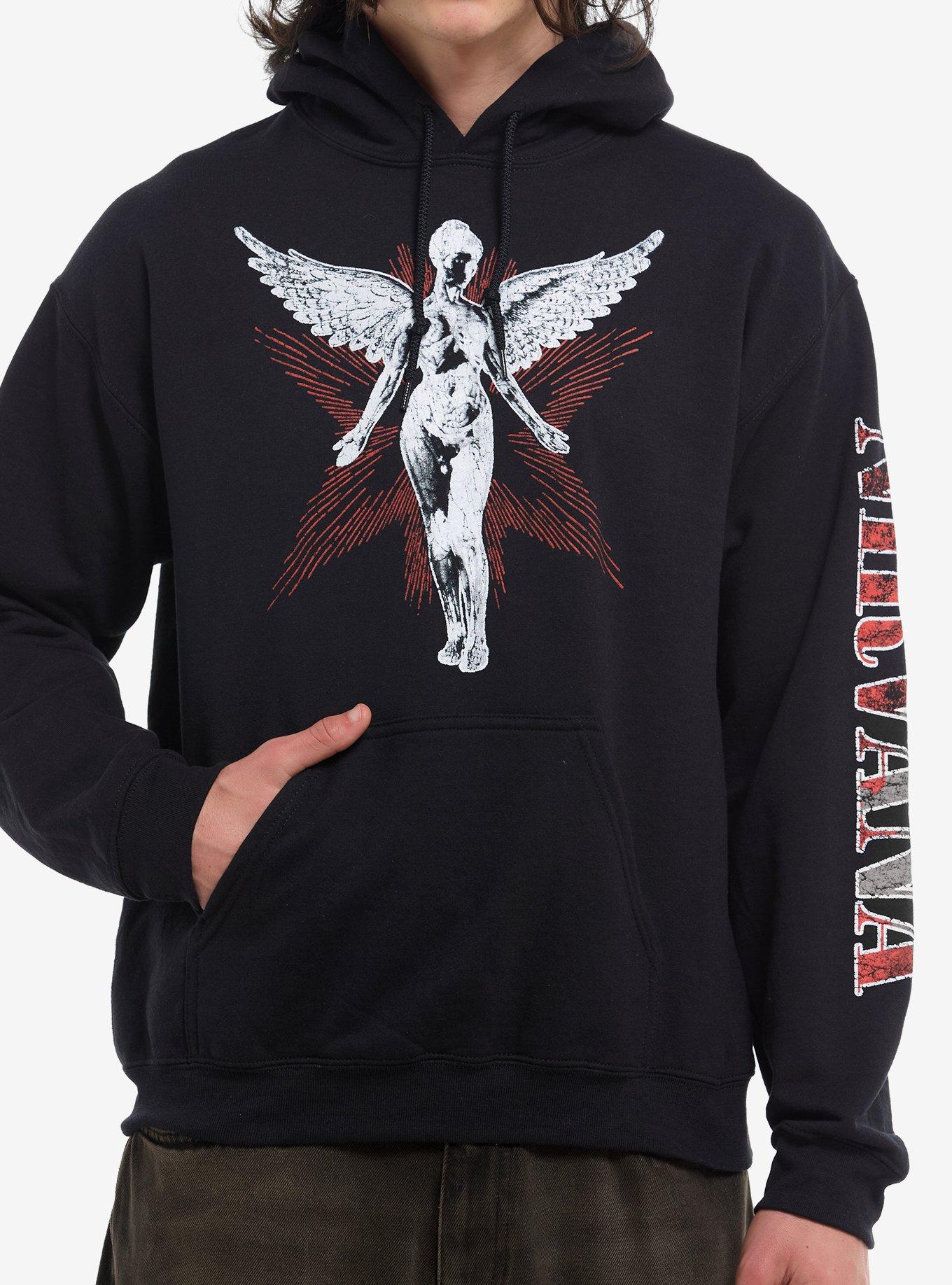 Nirvana In Utero Angel Hoodie, , hi-res