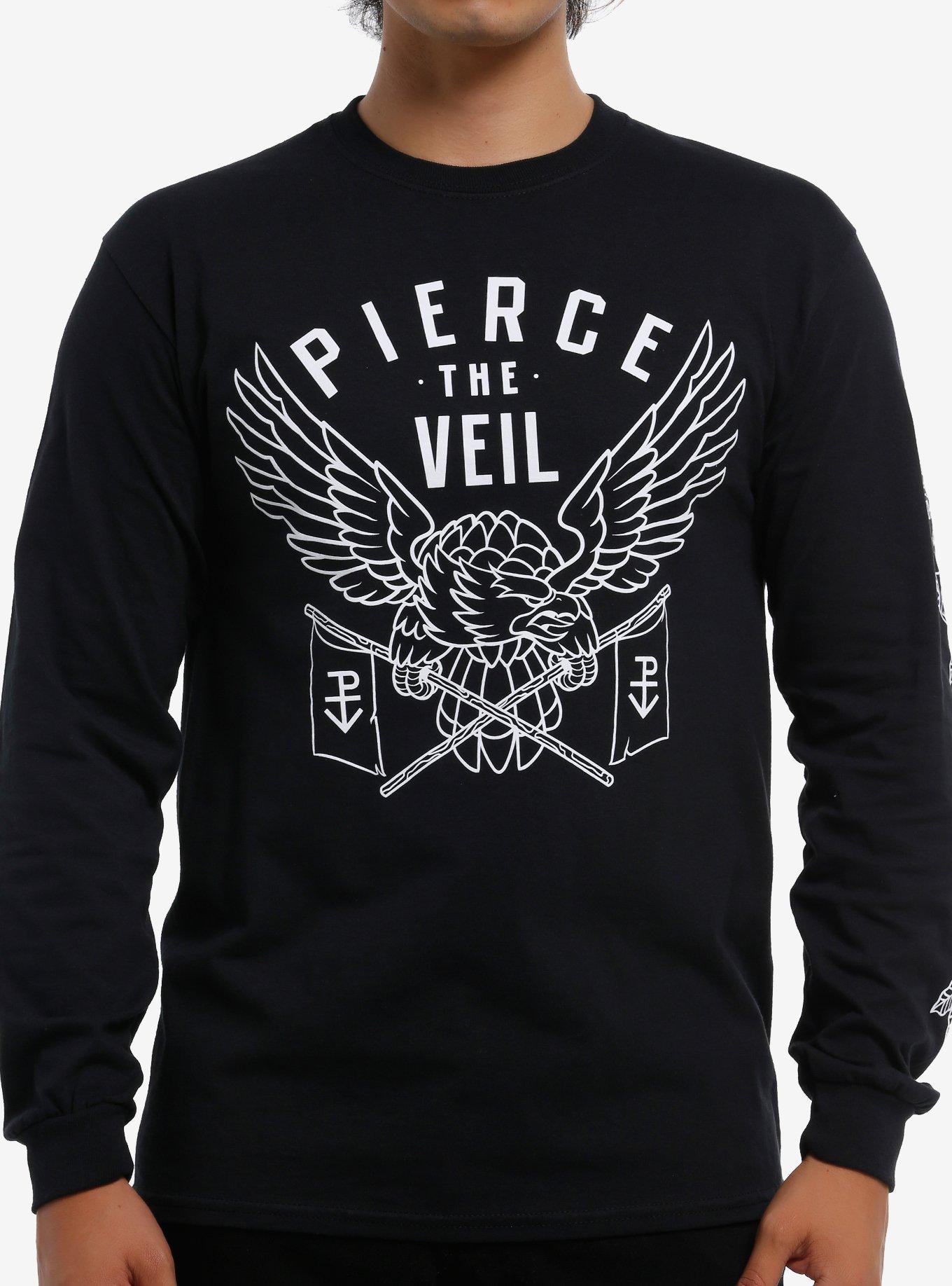 Pierce The Veil Eagle Banner Long-Sleeve T-Shirt, , hi-res