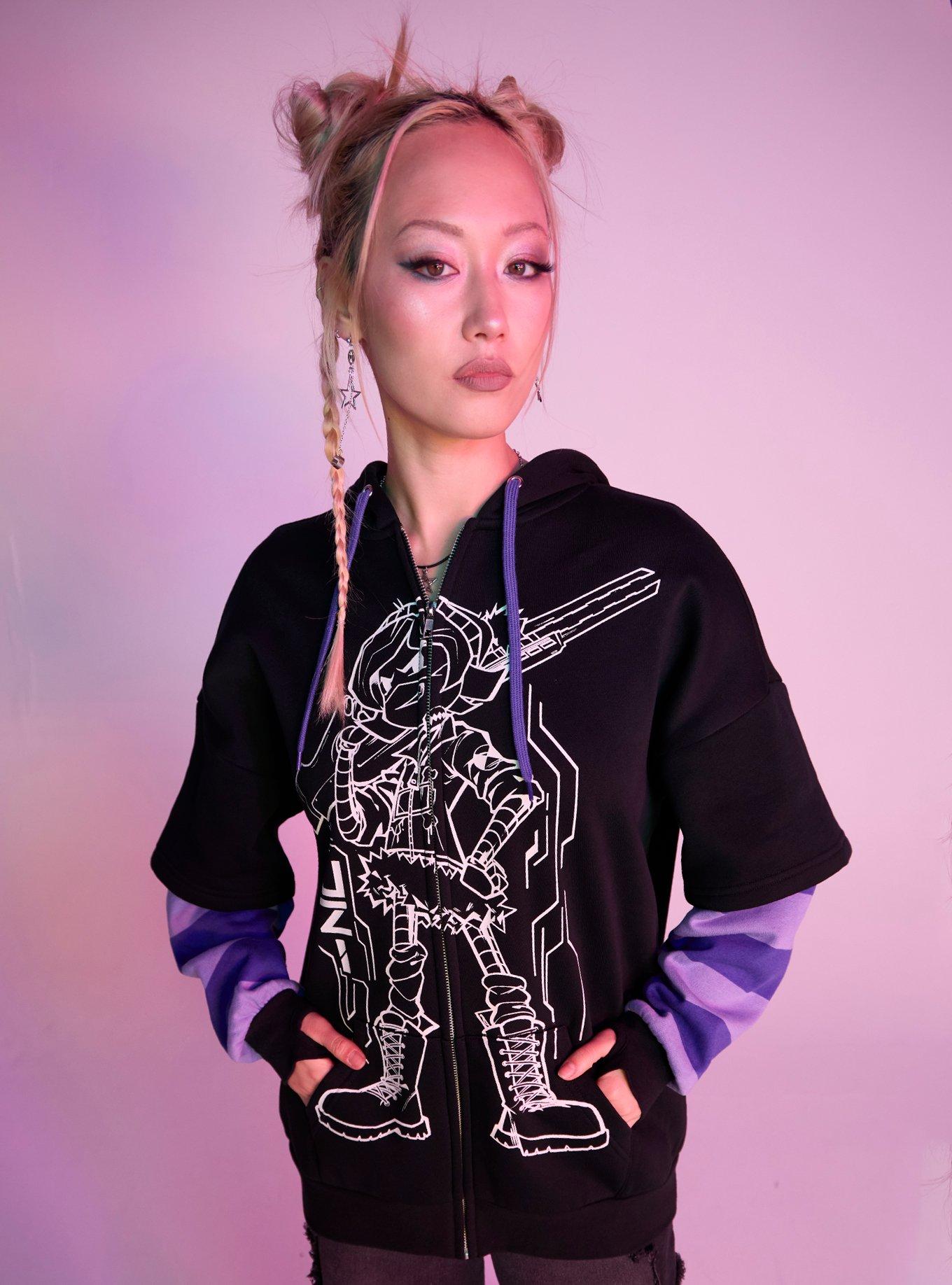 Murder Drones Uzi Girls Twofer Hoodie, , hi-res