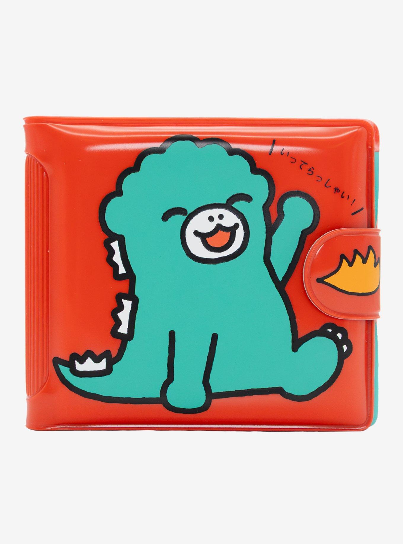 Whatever! Makes You Happy Chibi Godzilla Raids Again Father & Son Padded Vinyl Snap Wallet, , hi-res