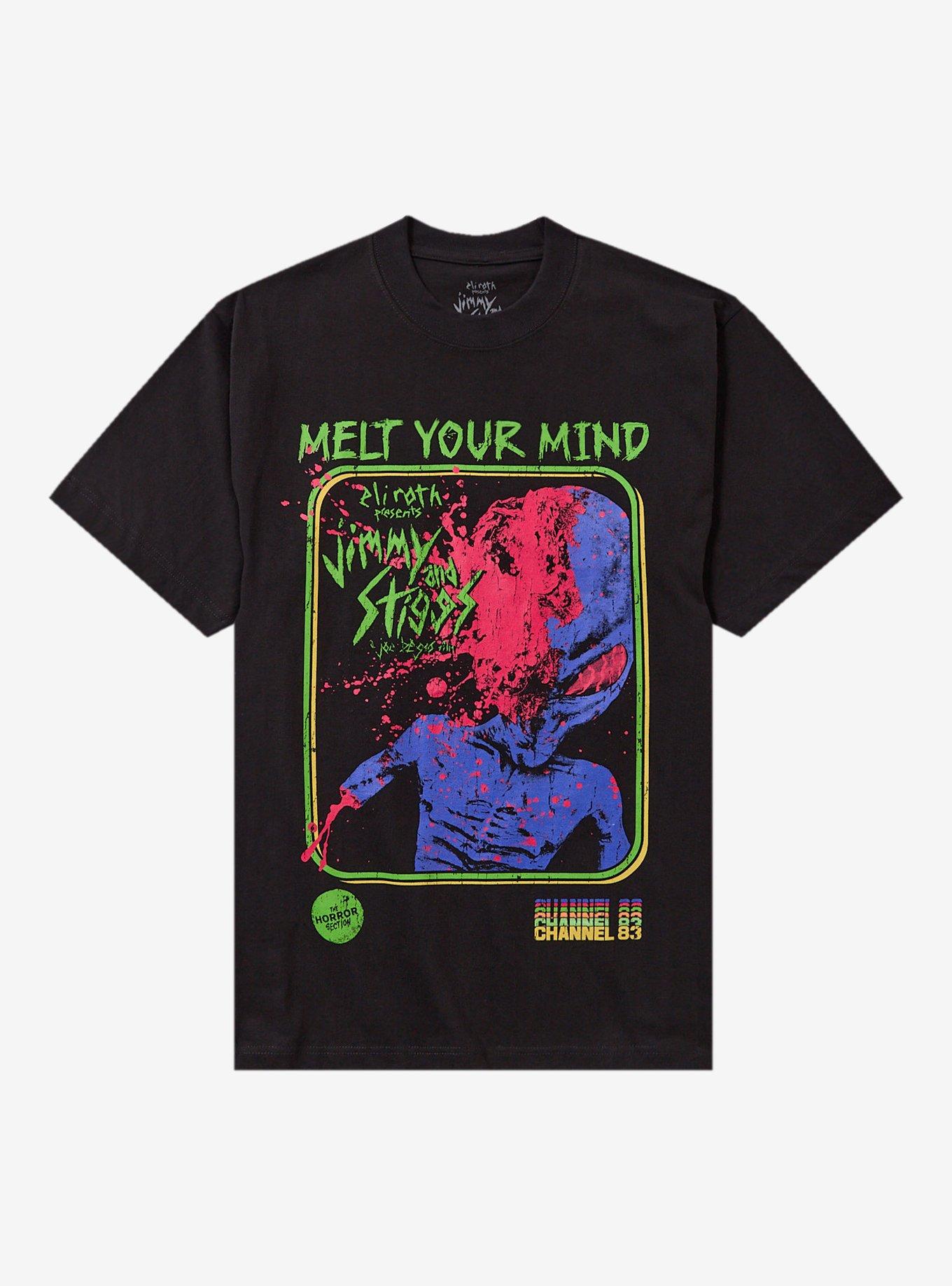 Eli Roth Presents: Jimmy And Stiggs Melt Your Mind T-Shirt, , hi-res