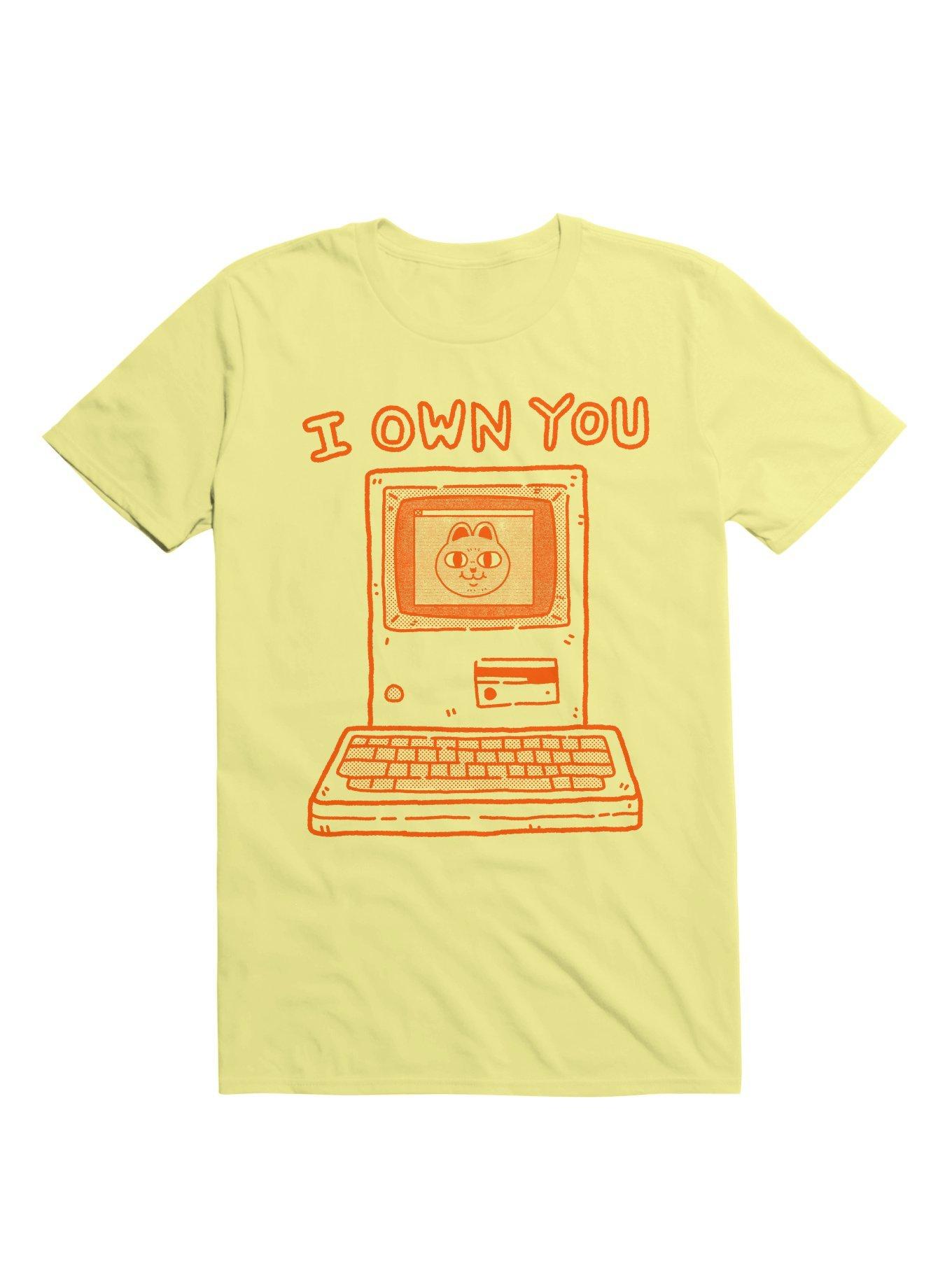 I Own You Computer Cat T-Shirt, , hi-res