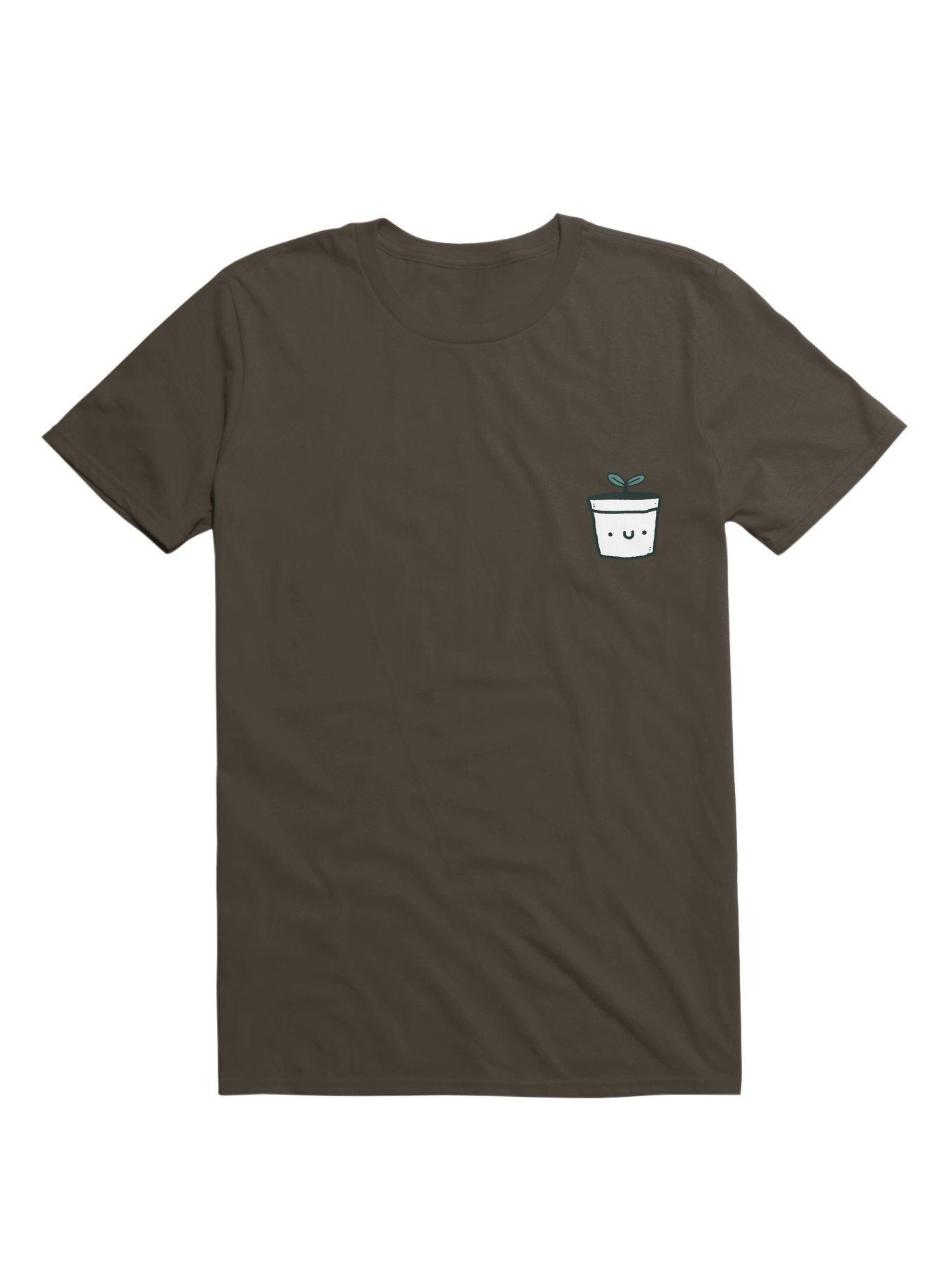 Plant Faux Pocket T-Shirt, , hi-res