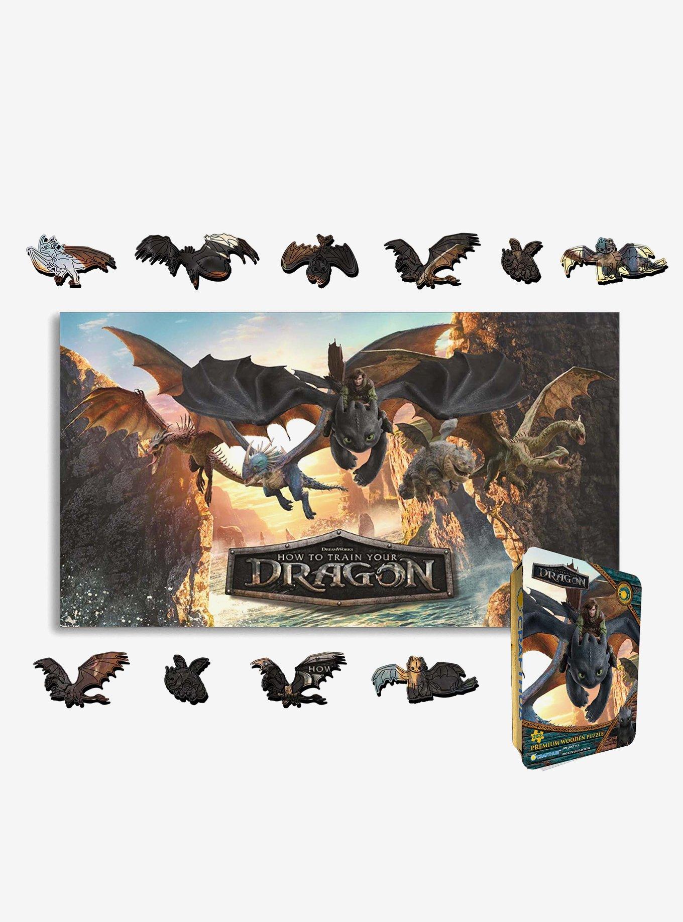How To Train Your Dragon Wooden Puzzle, , hi-res