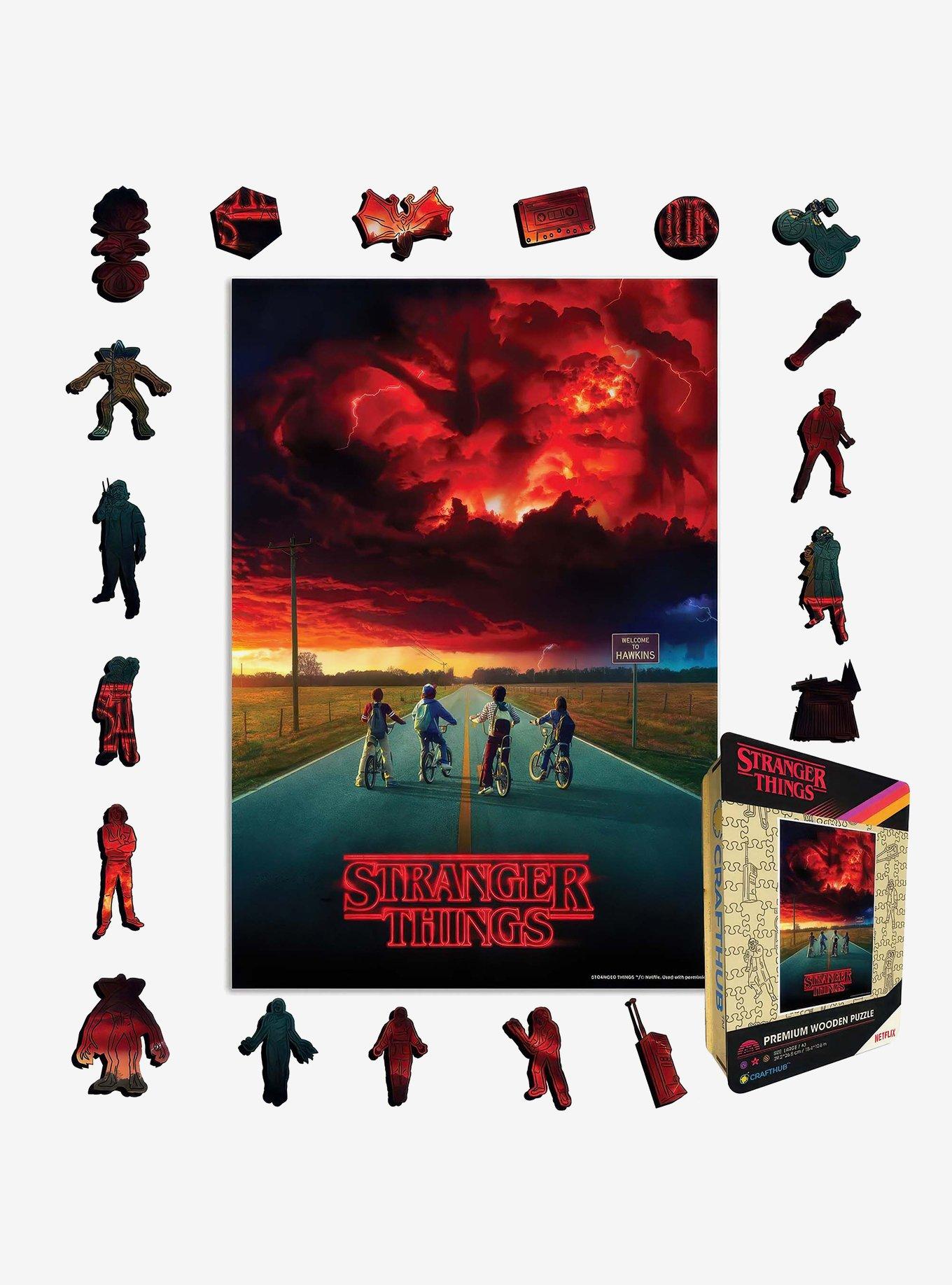 Stranger Things Wooden Puzzle, , hi-res