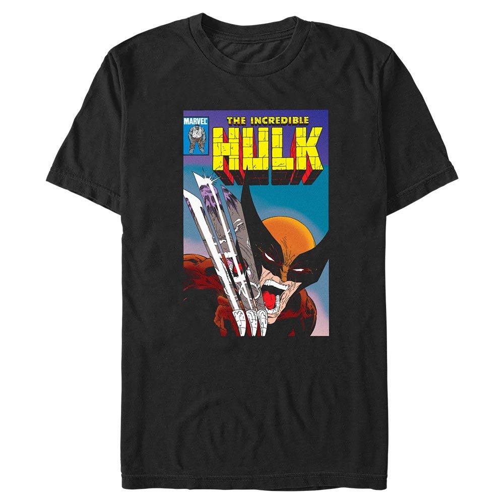 Marvel Hulk Wolverine Cover Big & Tall T-Shirt, BLACK, hi-res