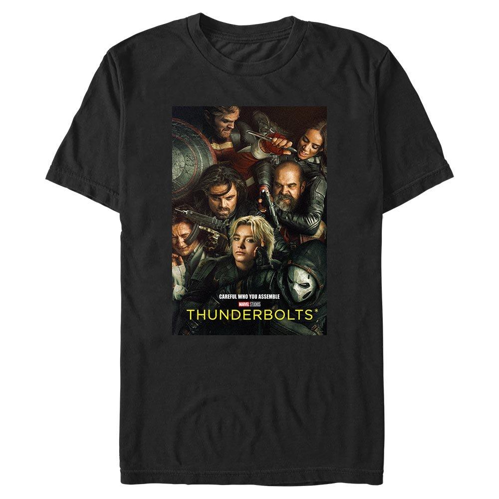 Marvel Thunderbolts* Group Poster Big & Tall T-Shirt, BLACK, hi-res