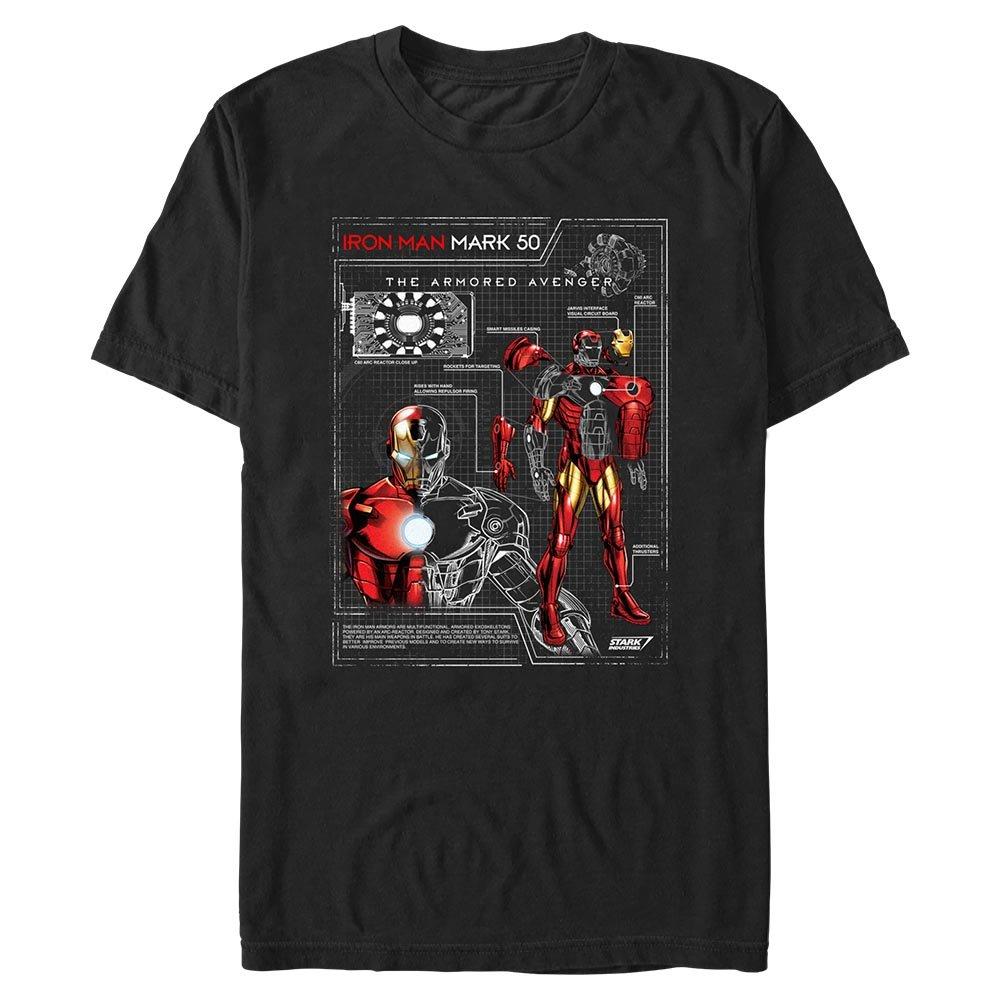 Marvel Iron Man Schematic Big & Tall T-Shirt