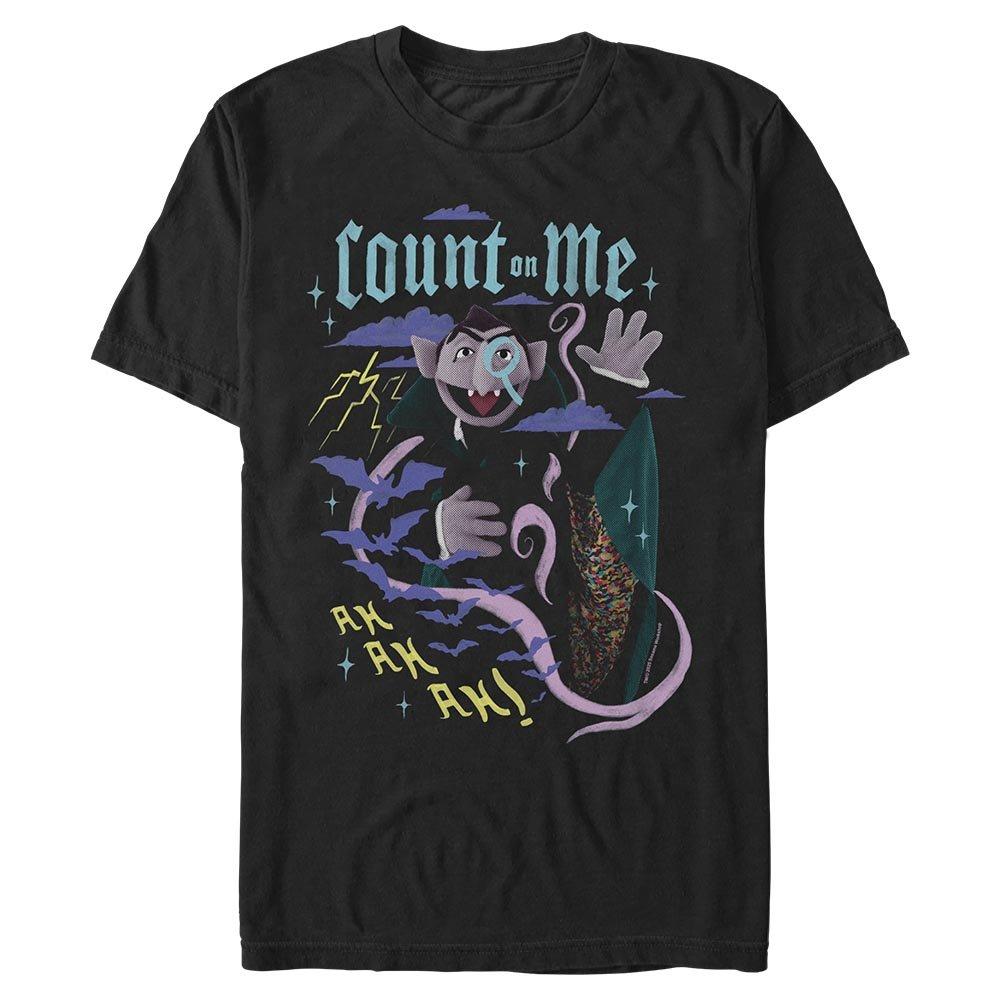 Sesame Street Count On Me Big & Tall T-Shirt, BLACK, hi-res