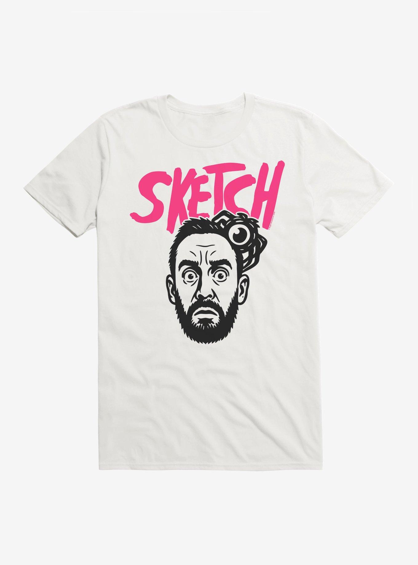 Sketch Tony Pink Logo T-Shirt, , hi-res