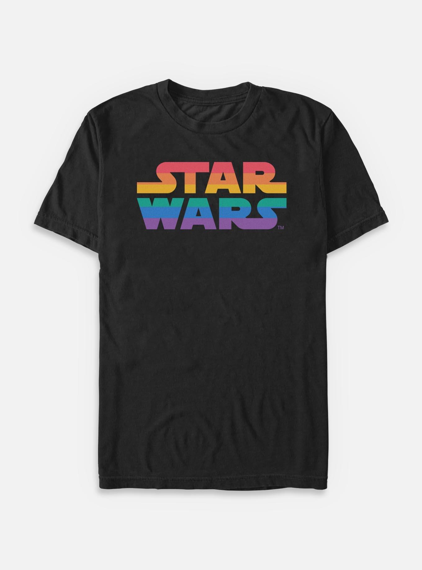 Star Wars Rainbow Logo Big & Tall T-Shirt, , hi-res