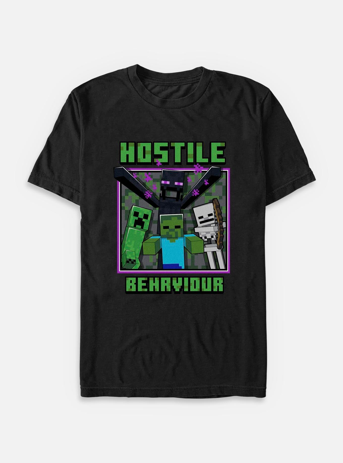 Minecraft Hostile Behavior Big & Tall T-Shirt, , hi-res