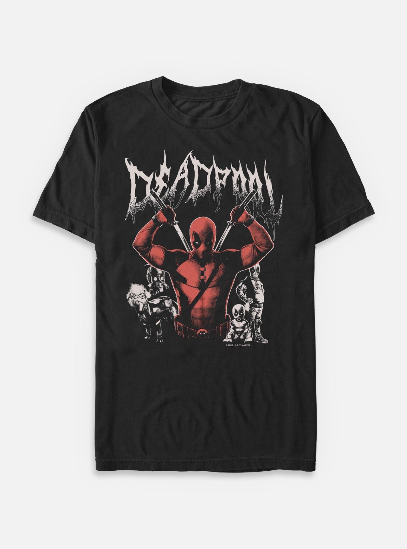 Marvel Deadpool & Wolverine Deadpool Metal Big & Tall T-Shirt, , hi-res