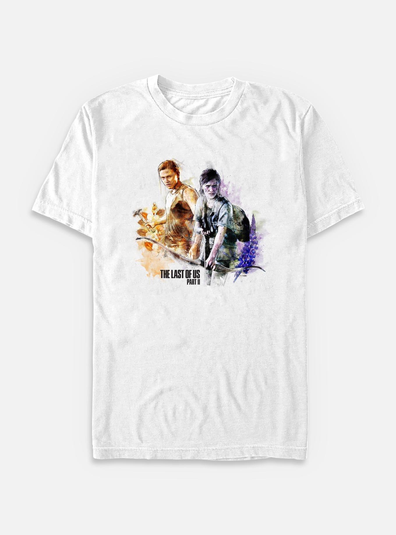 The Last Of Us Floral Abby And Ellie Big & Tall T-Shirt, , hi-res