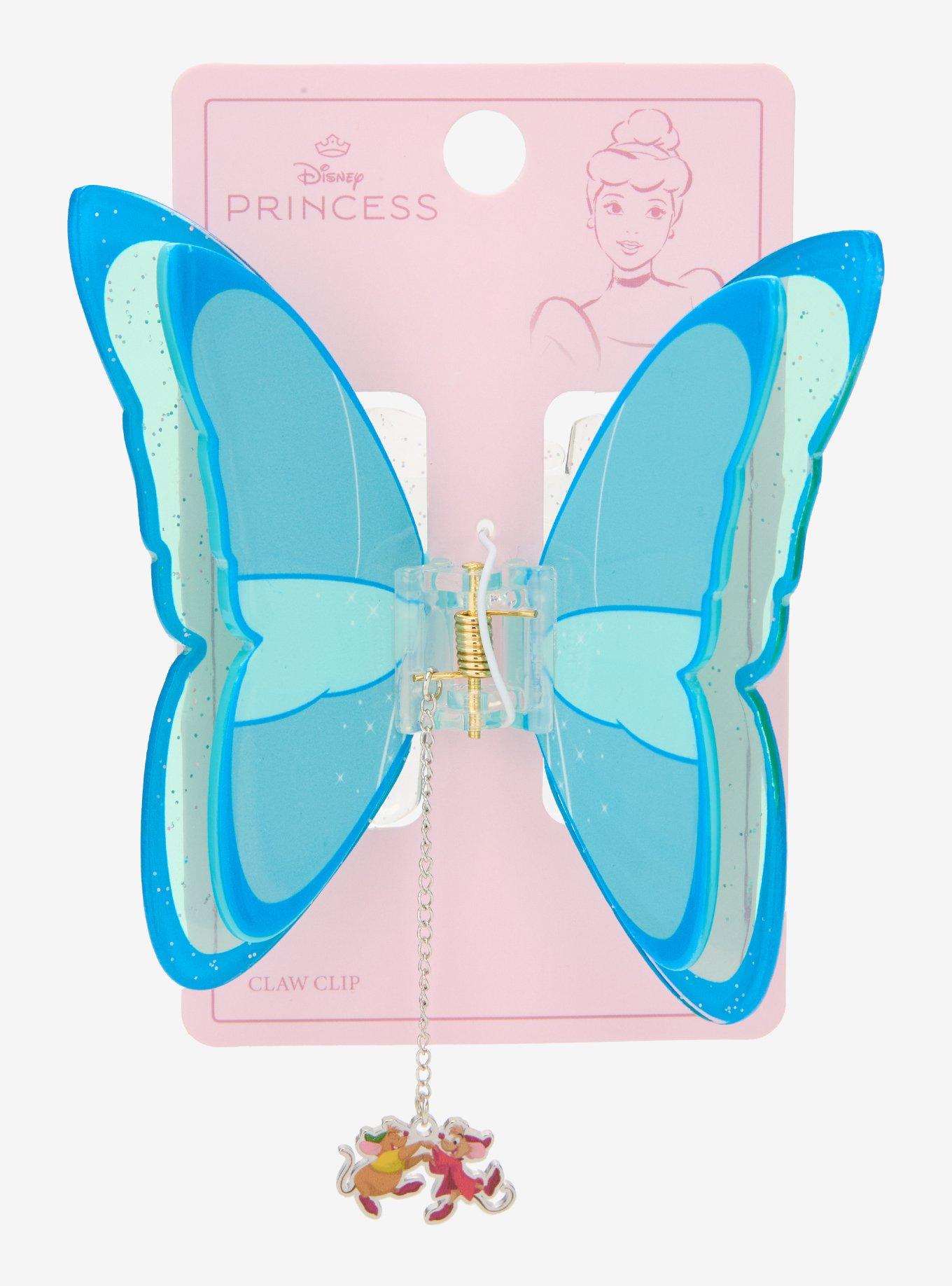 Disney Cinderella Butterfly Figural Claw Clip — BoxLunch Exclusive, , hi-res