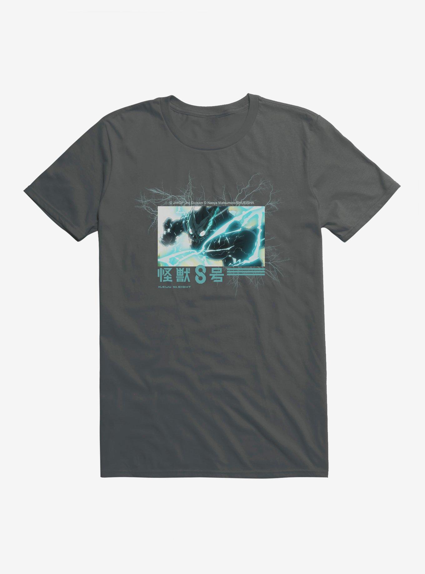 Kaiju No. 8 Kafka Hibino Rage T-Shirt, CHARCOAL, hi-res