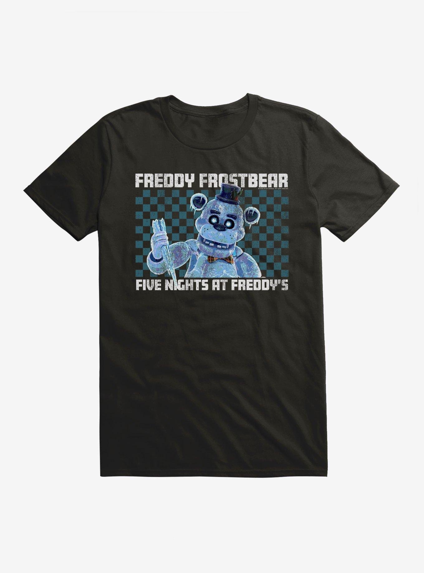 Five Nights At Freddy's Checkered Freddy Frostbear T-Shirt, , hi-res