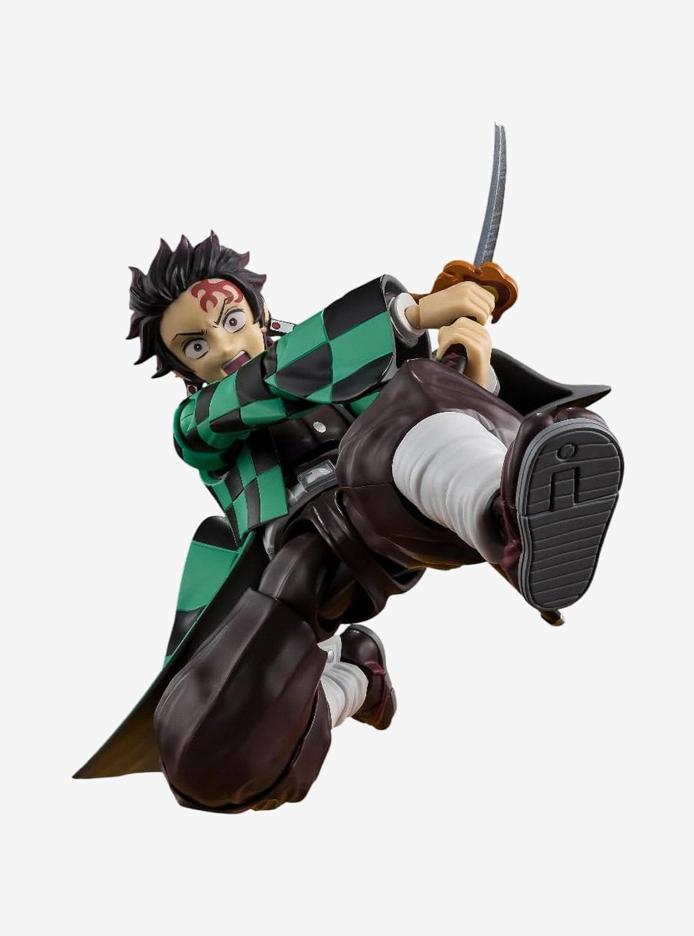Bandai Namco Demon Slayer: Kimetsu no Yaiba S.H.Figuarts Tanjiro Kamado Figure (Battle in the Infinity Castle Ver.)