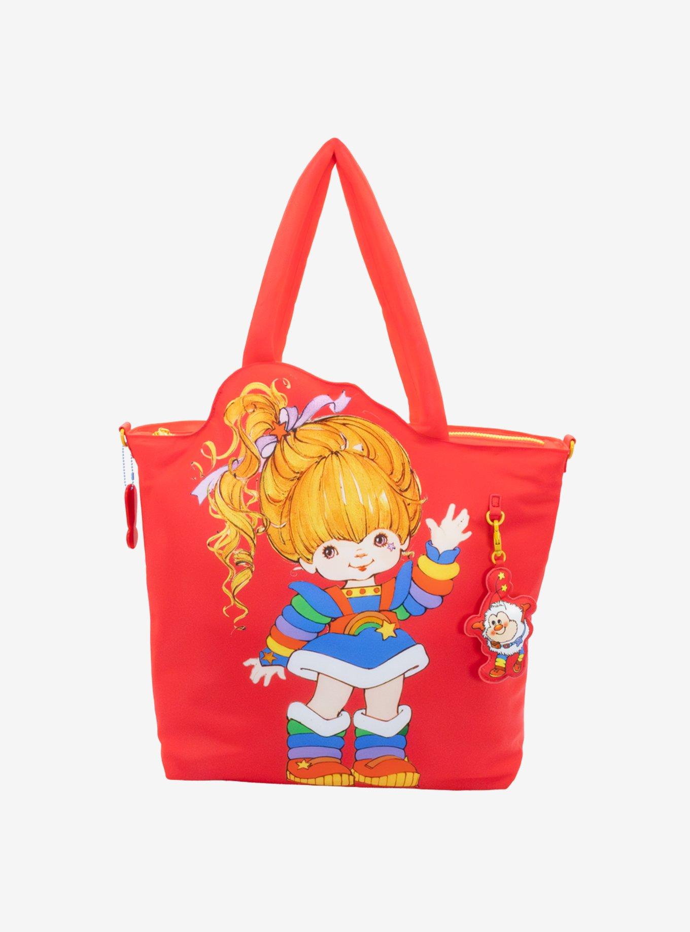 Whatever! Makes You Happy Rainbow Brite Puffy Tote Bag, , hi-res