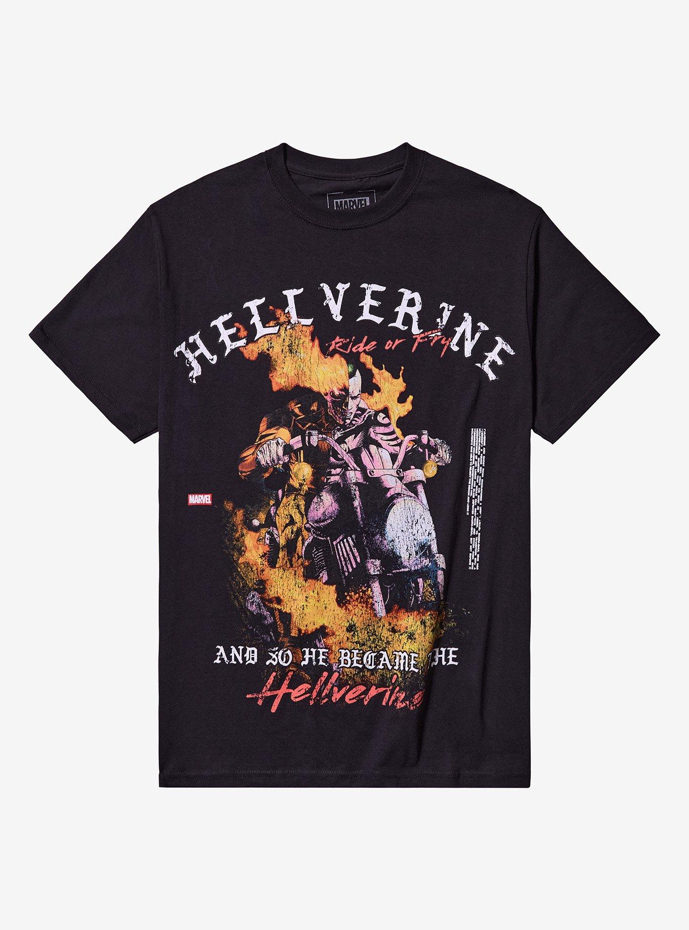 Marvel Hellverine Motorcycle T-Shirt