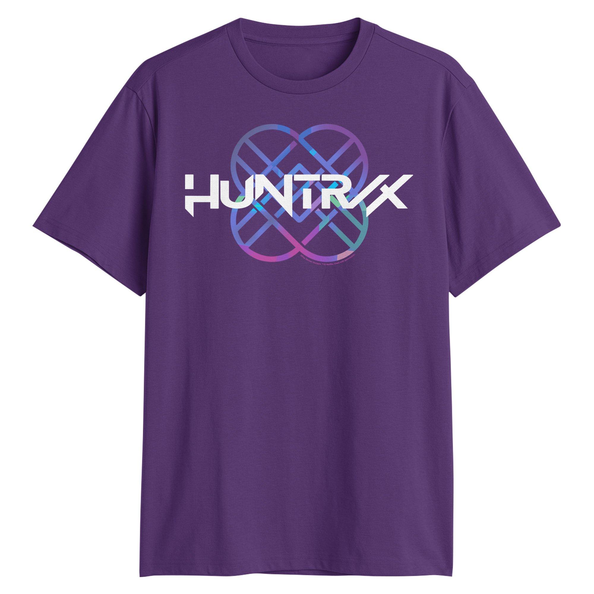 KPop Demon Hunters HUNTR/X Logo T-Shirt - BoxLunch Exclusive, , hi-res