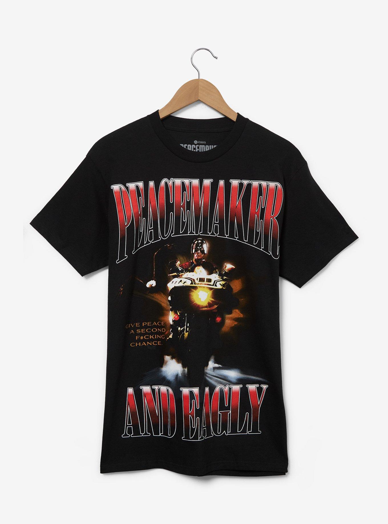 DC Comics Peacemaker & Eagly Portrait T-Shirt - BoxLunch Exclusive, , hi-res