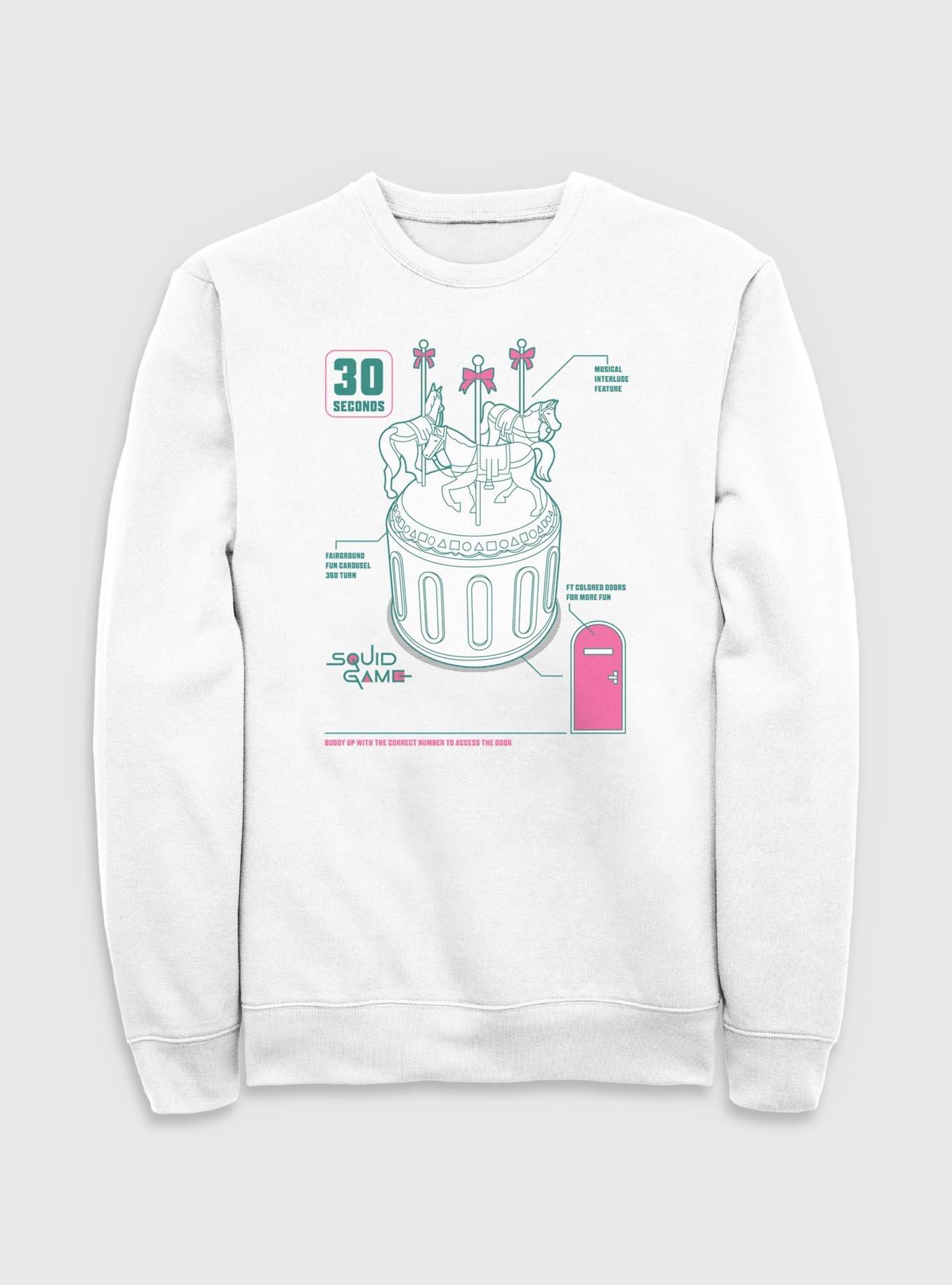 Squid Game Round And Round Carousel Sweatshirt, , hi-res