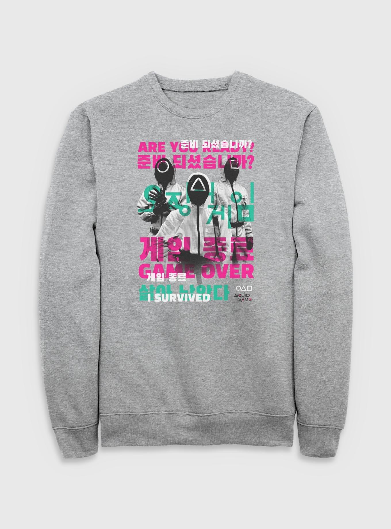 Squid Game I Survived Sweatshirt, , hi-res