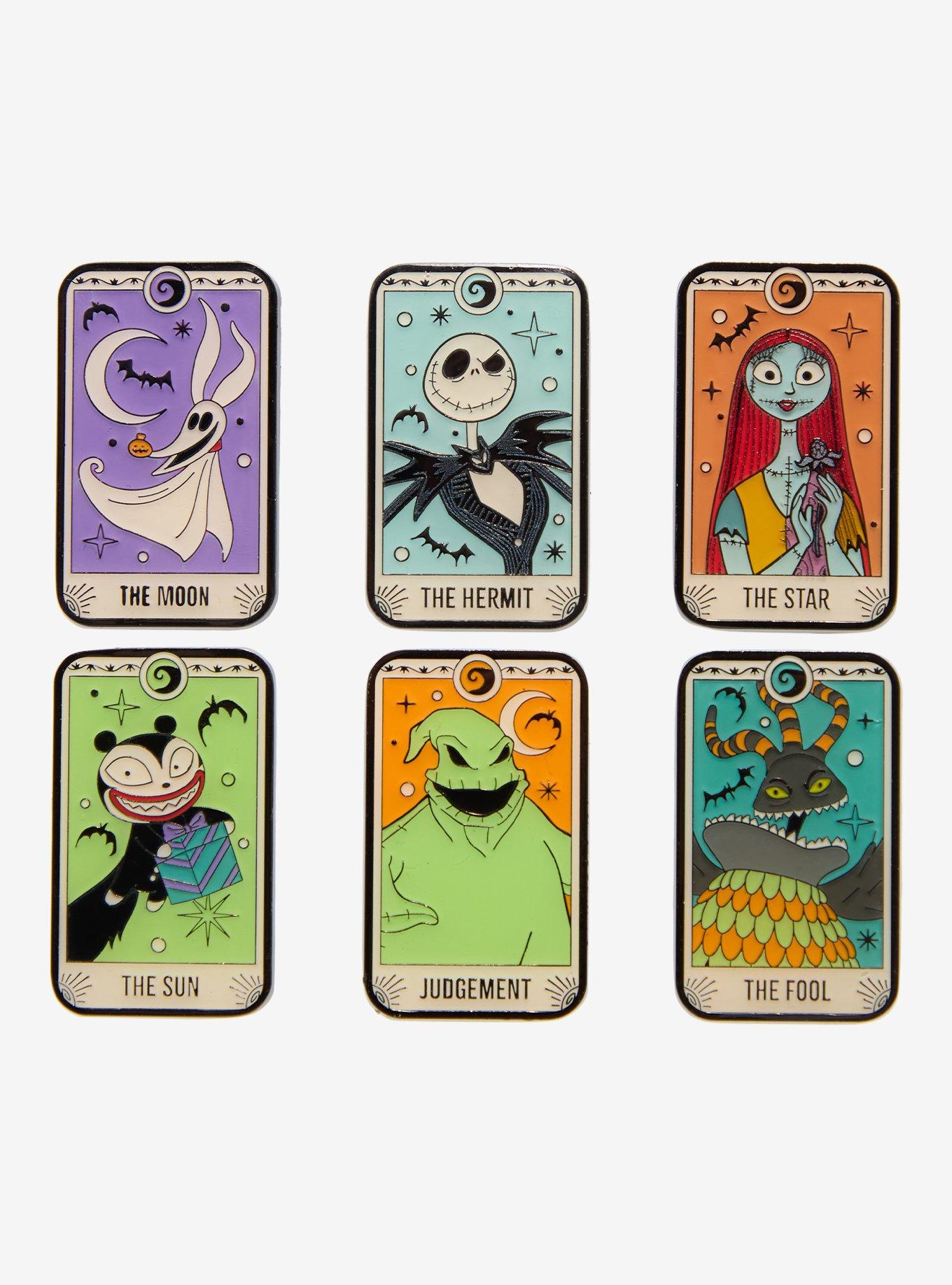Loungefly The Nightmare Before Christmas Tarot Card Blind Box Enamel Pin Hot Topic Exclusive, , hi-res
