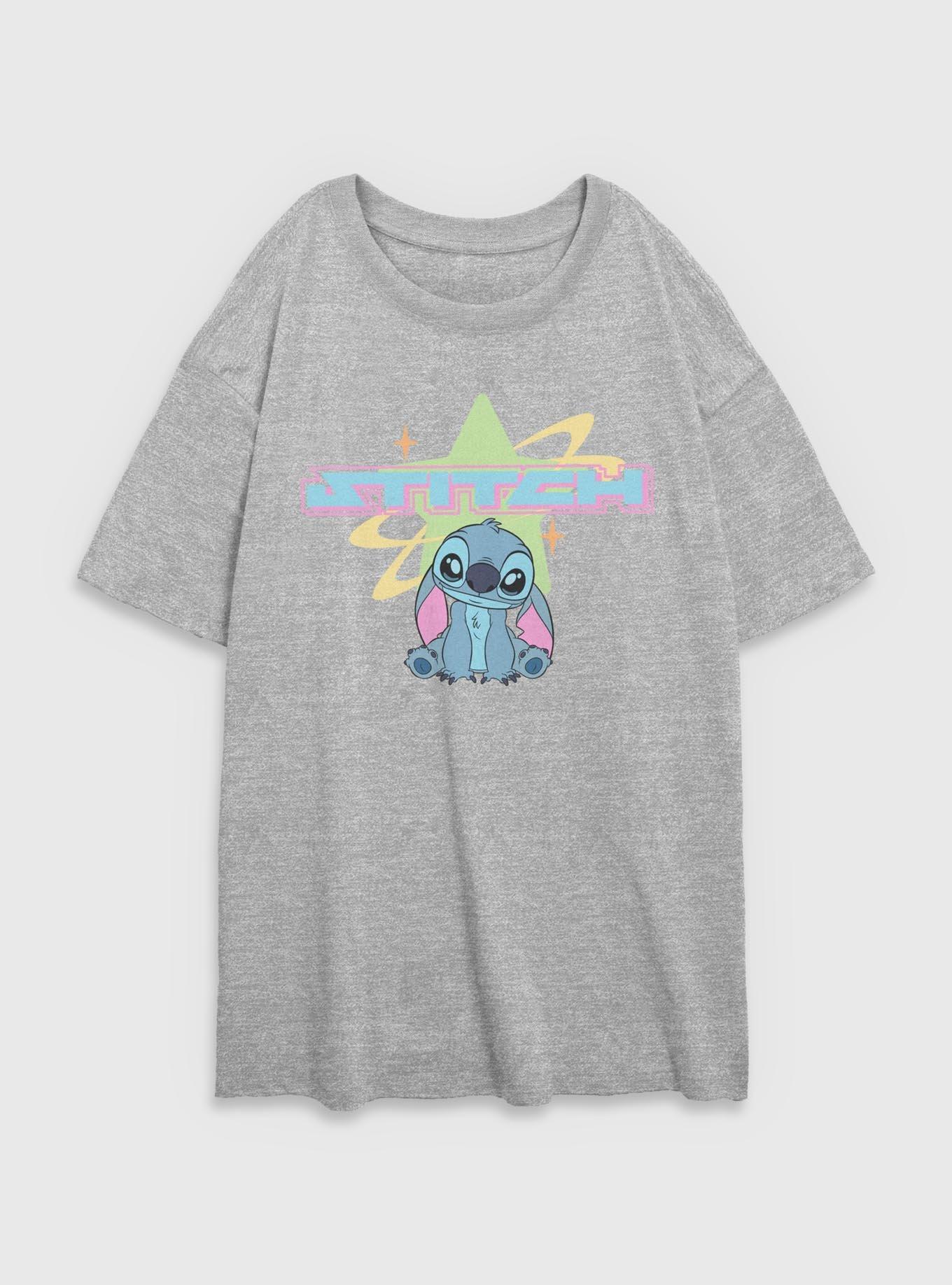 Disney Lilo & Stitch Stitch Stars Womens Oversized T-Shirt, , hi-res