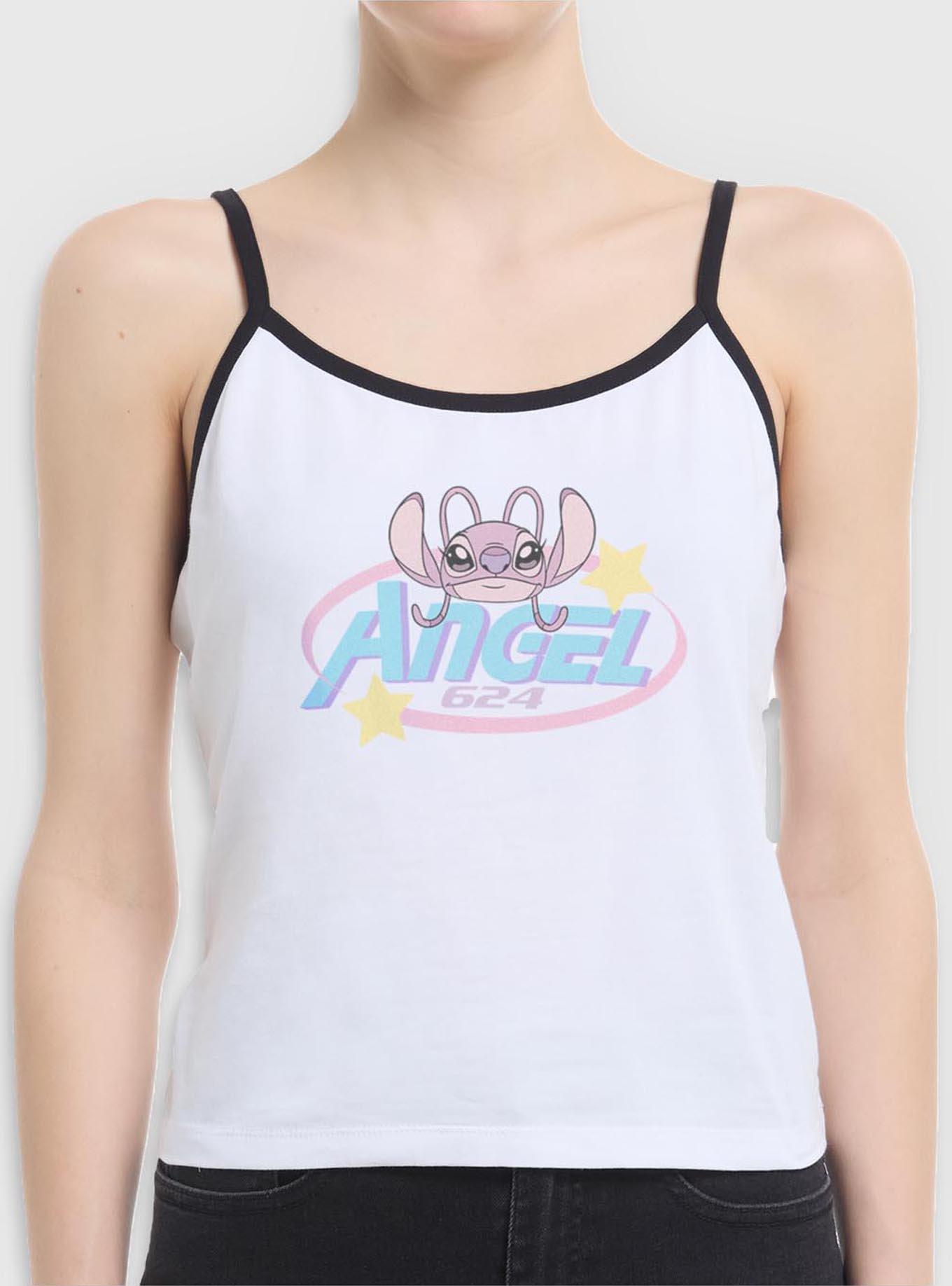 Disney Lilo & Stitch Angel 624 Womens Cami, WHITE, hi-res