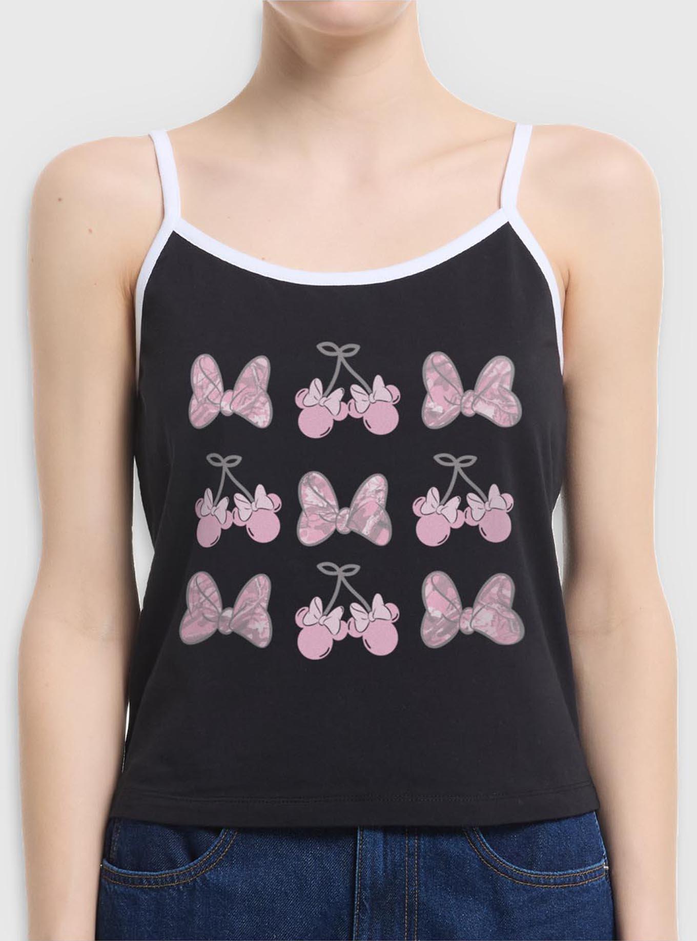 Disney Minnie Mouse Bow Camo Womens Cami, , hi-res