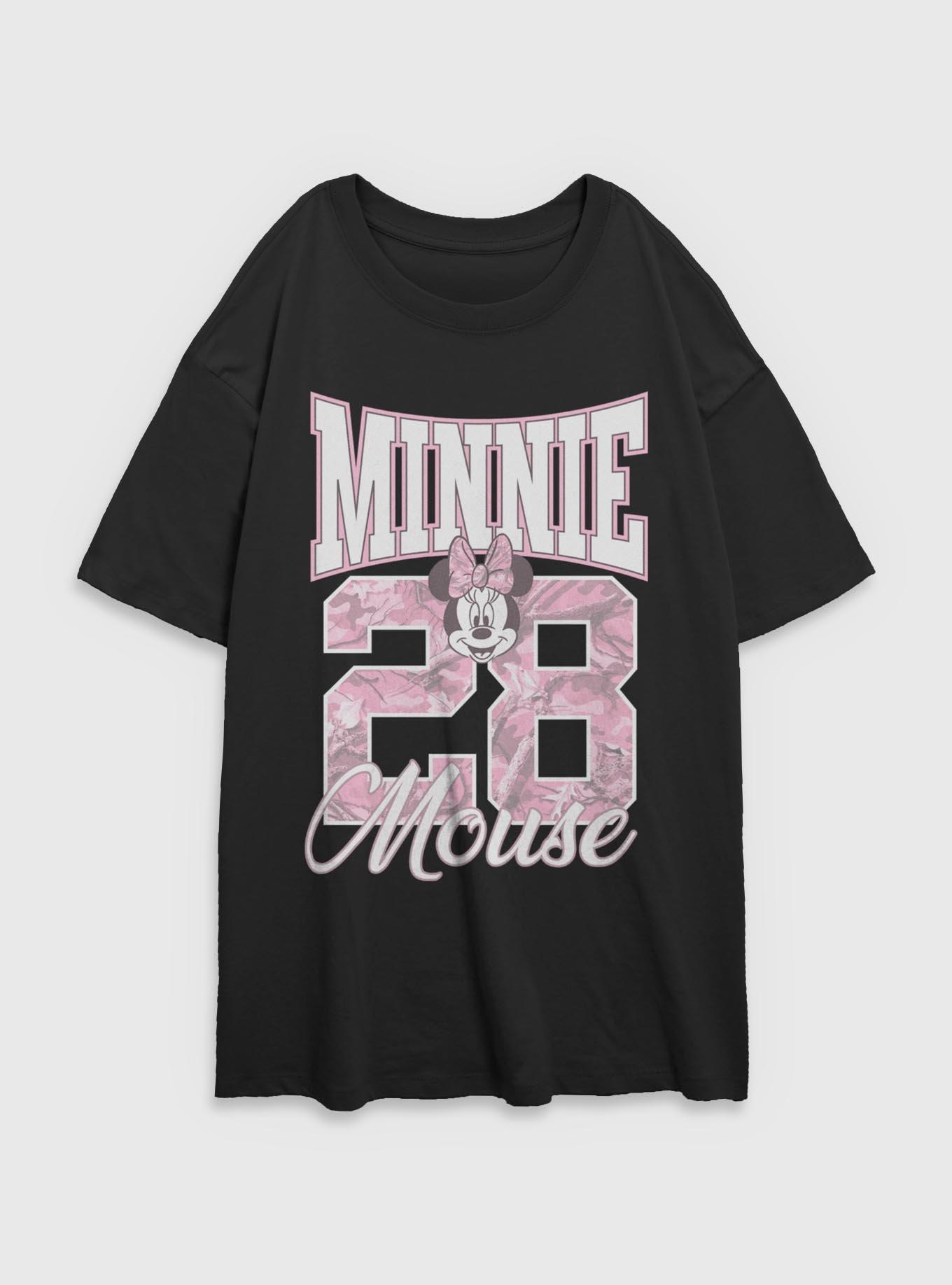 Disney Minnie Mouse 28 Collegiate Womens Oversized T-Shirt, , hi-res