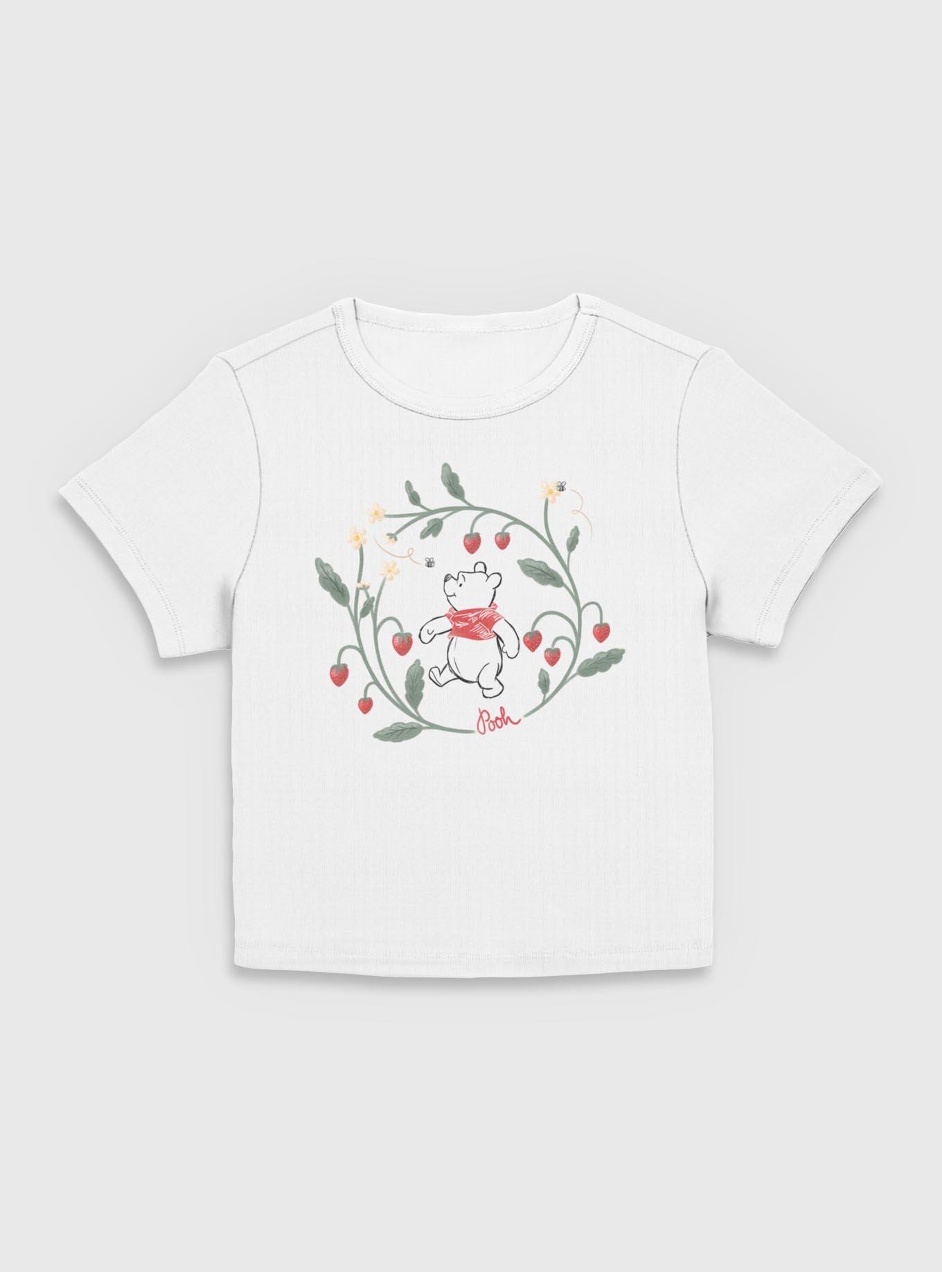 Disney Winnie The Pooh Strawberry Wreath Women Baby T-Shirt, , hi-res