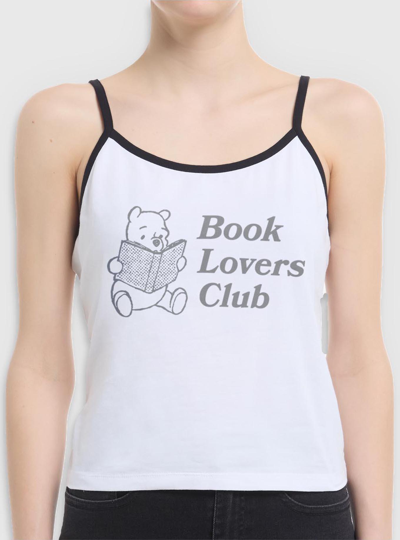 Disney Winnie The Pooh Book Lovers Club Womens Cami, WHITE, hi-res
