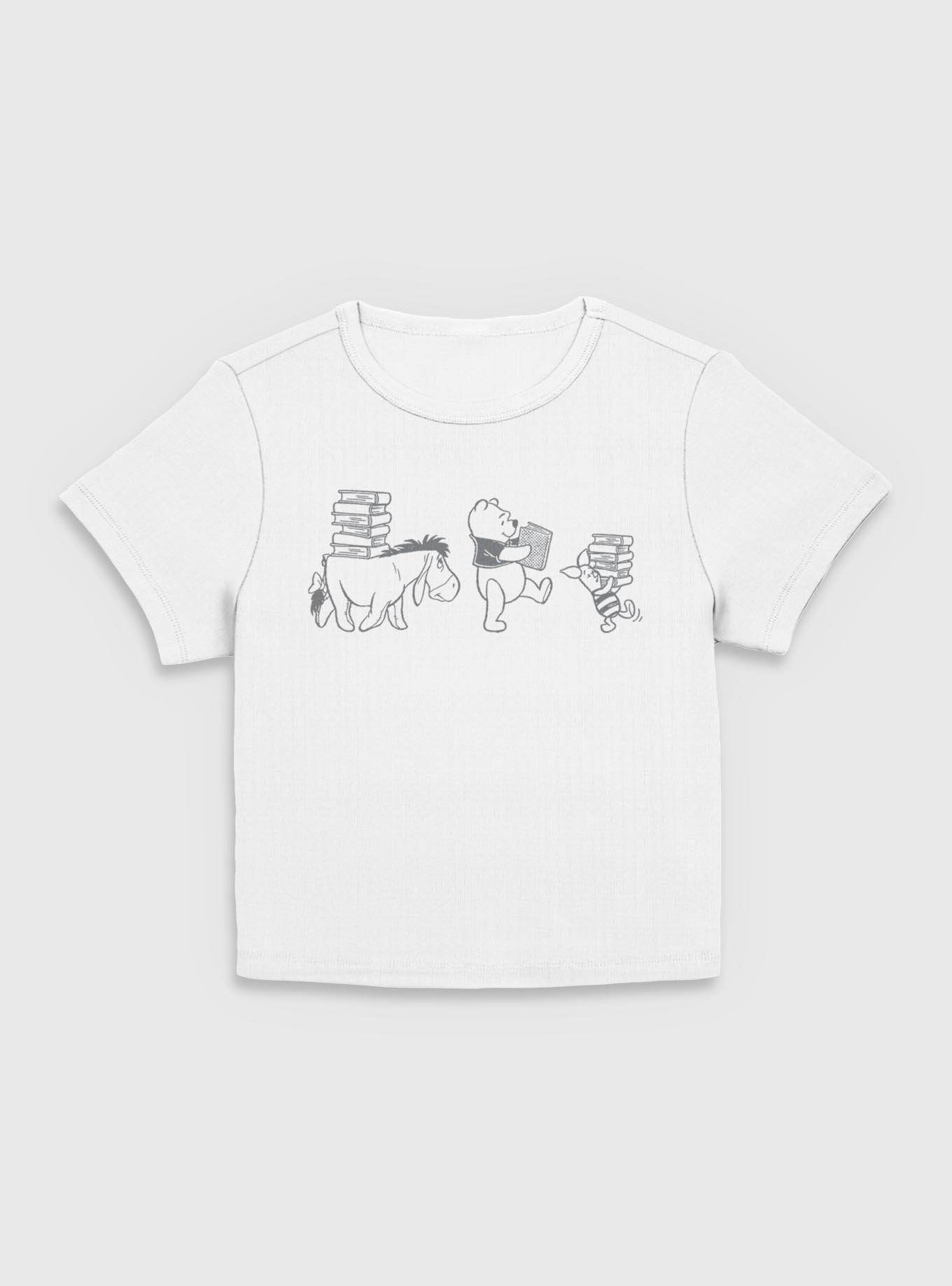 Disney Winnie The Pooh Carrying Books Women Baby T-Shirt, , hi-res