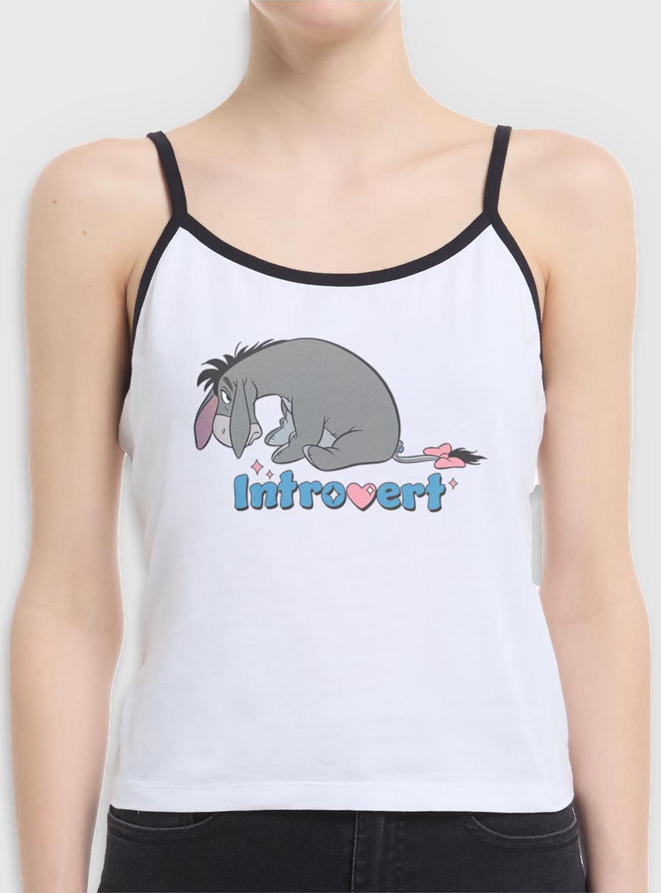 Disney Winnie The Pooh Introvert Eeyore Womens Cami, , hi-res