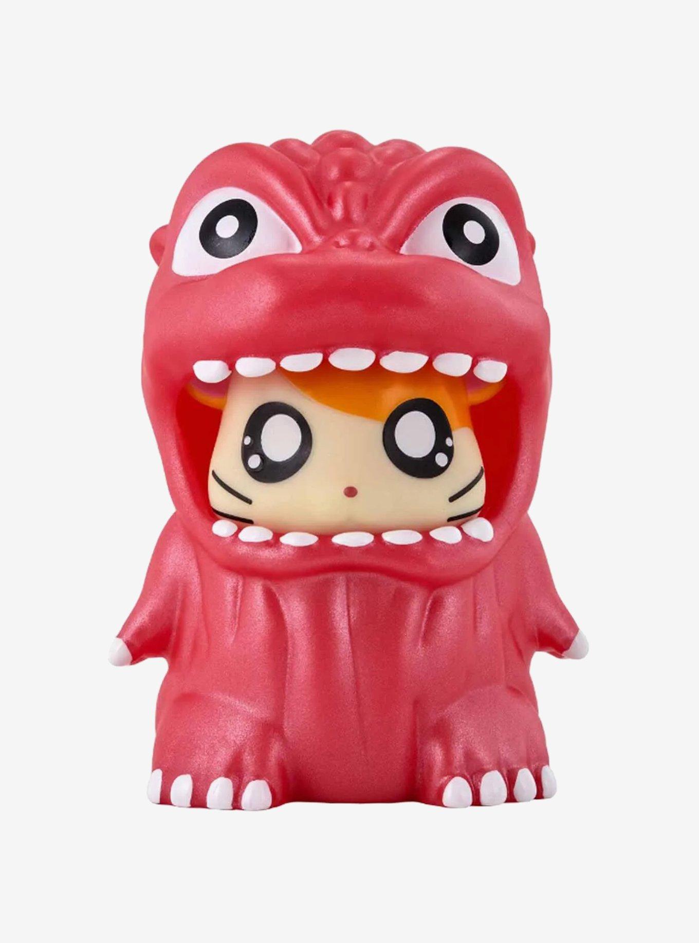 Bandai Namco Godzilla x Hamtaro Movie Monster Series Godziham-kun Figure (Metallic Red Ver.), , hi-res