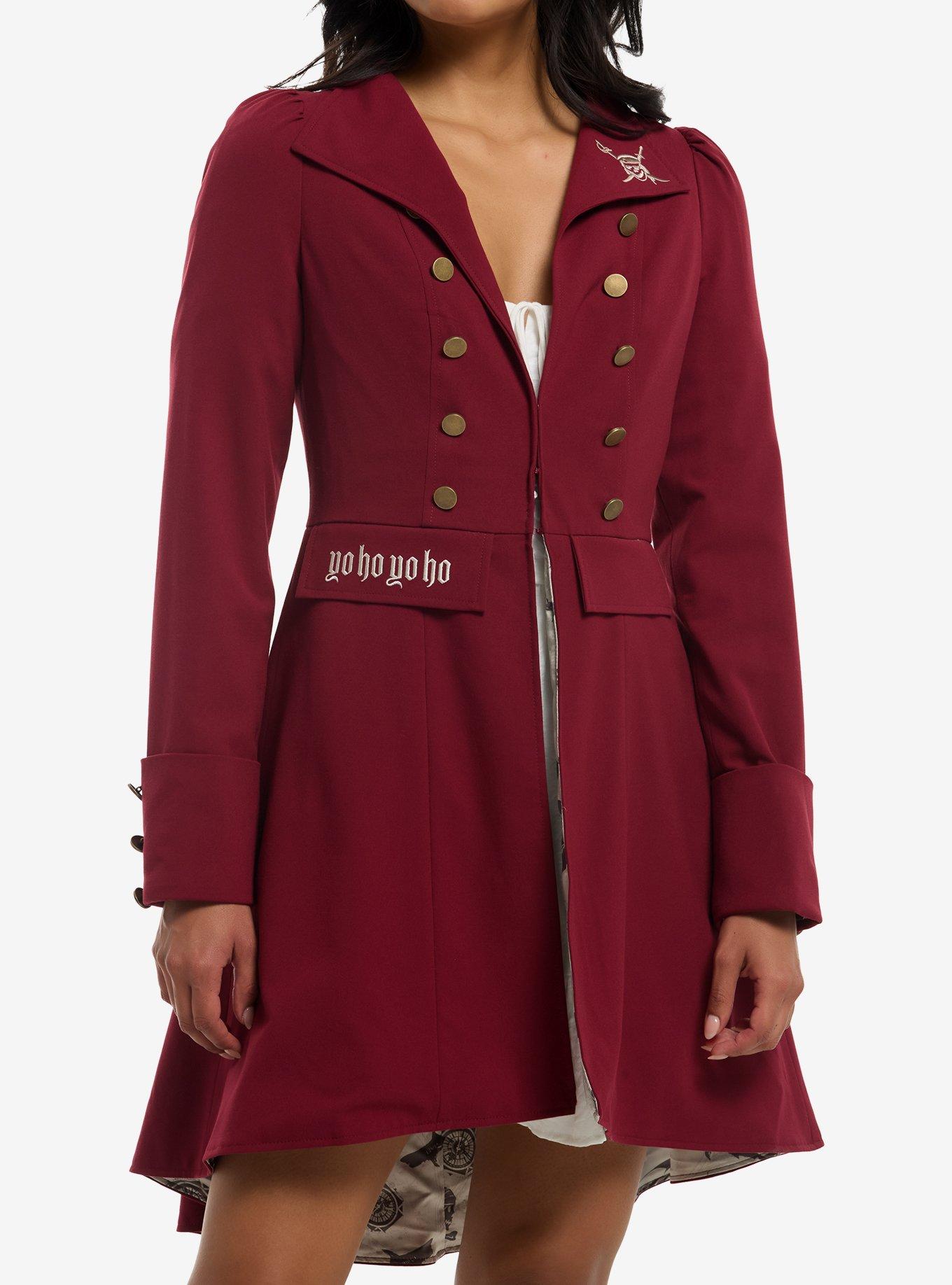 Her Universe Disney Pirates Of The Caribbean Red Girls Waistcoat, , hi-res