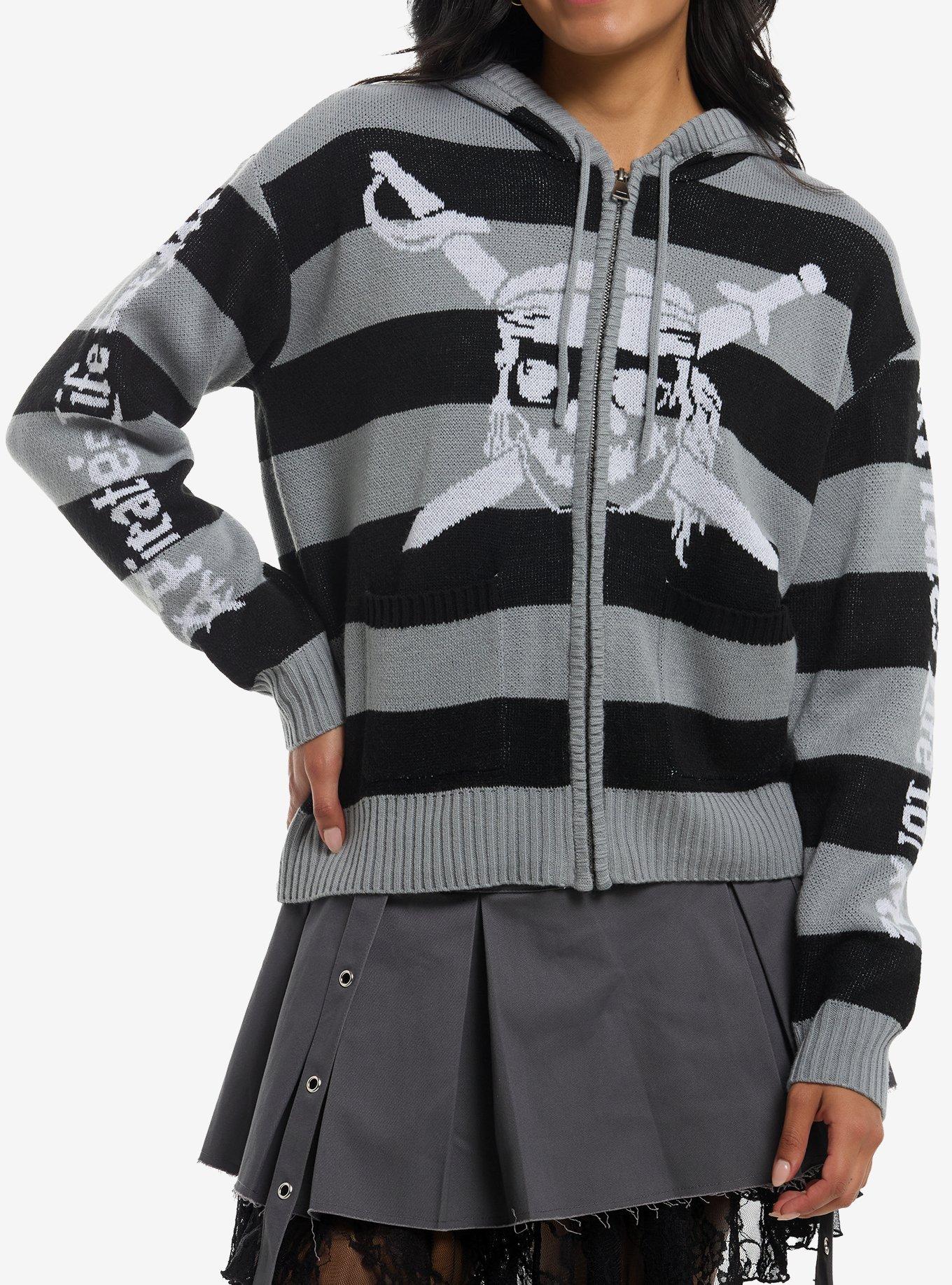 Her Universe Disney Pirates Of The Caribbean Stripe Girls Knit Hoodie, , hi-res