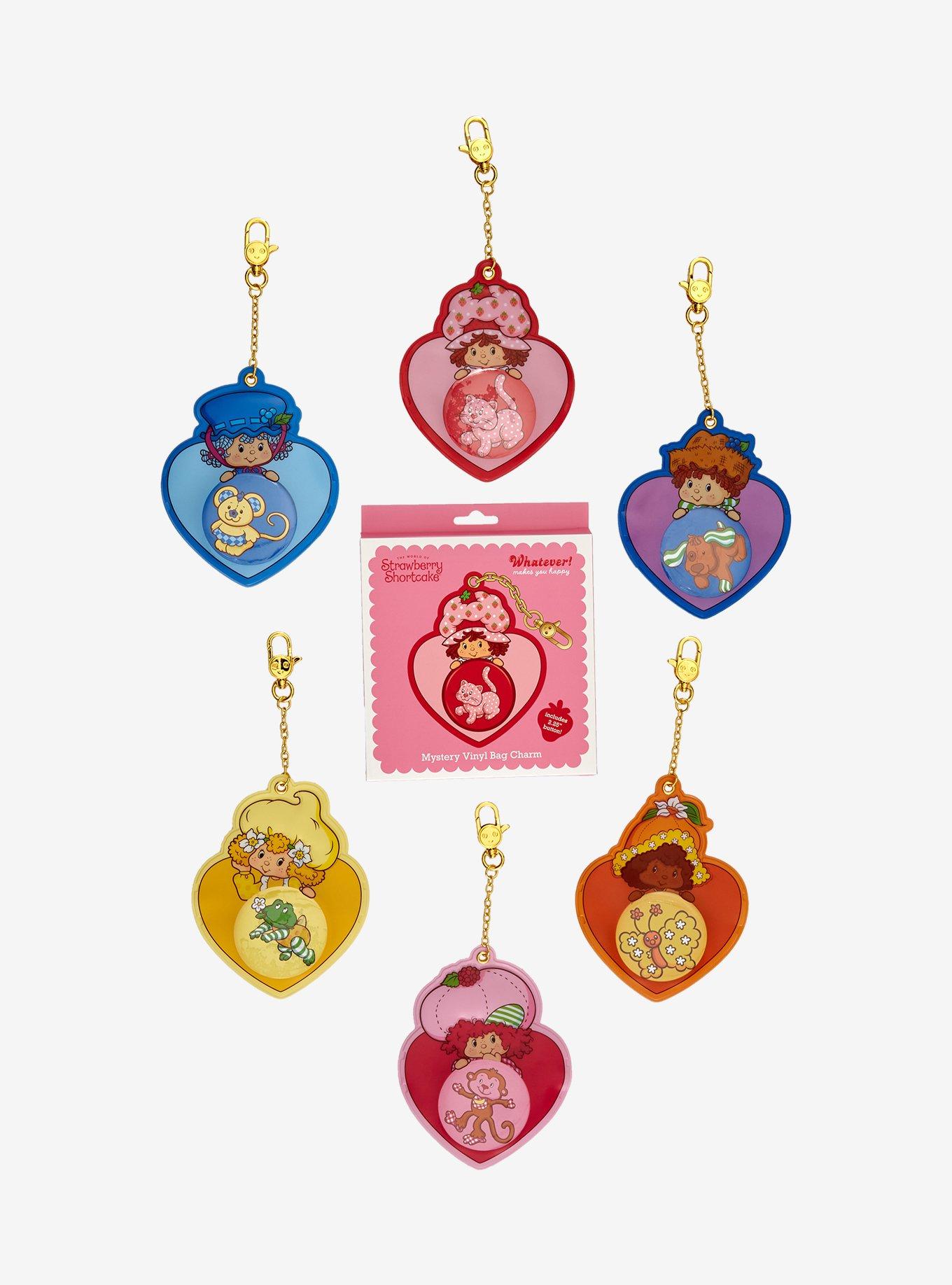 Whatever! Makes You Happy x Strawberry Shortcake Blind Bag Scented Button Holder Bag Charm, , hi-res