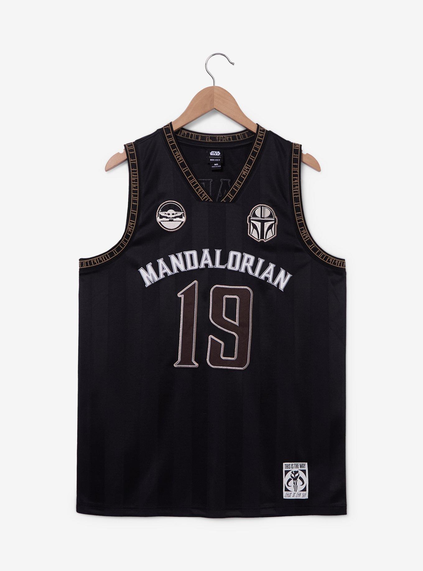 Star Wars The Mandalorian Din Djarin Basketball Jersey - BoxLunch Exclusive, , hi-res