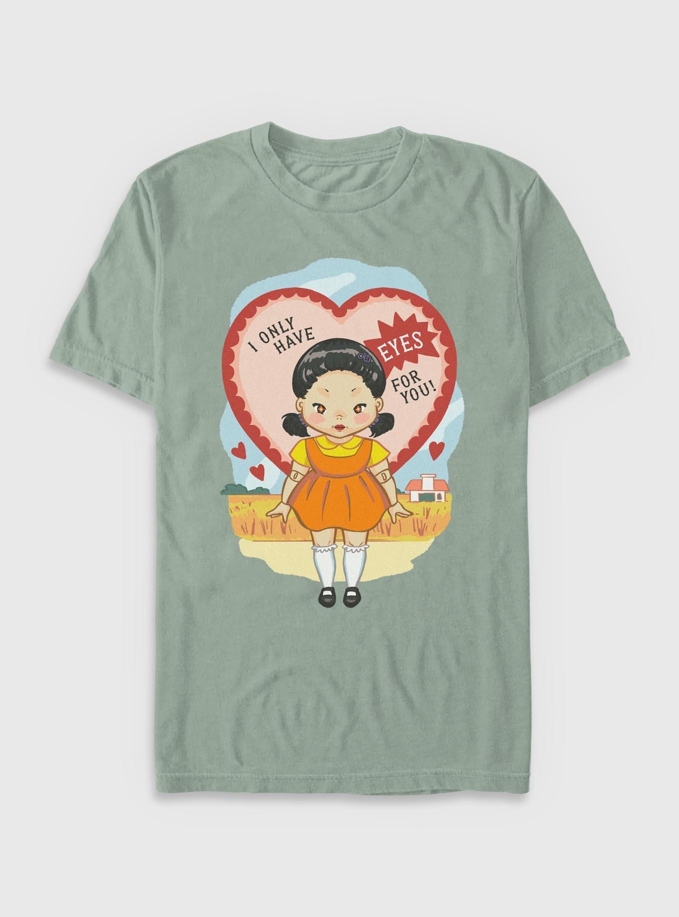 Squid Game Eyes For You Garment Dye T-Shirt, , hi-res