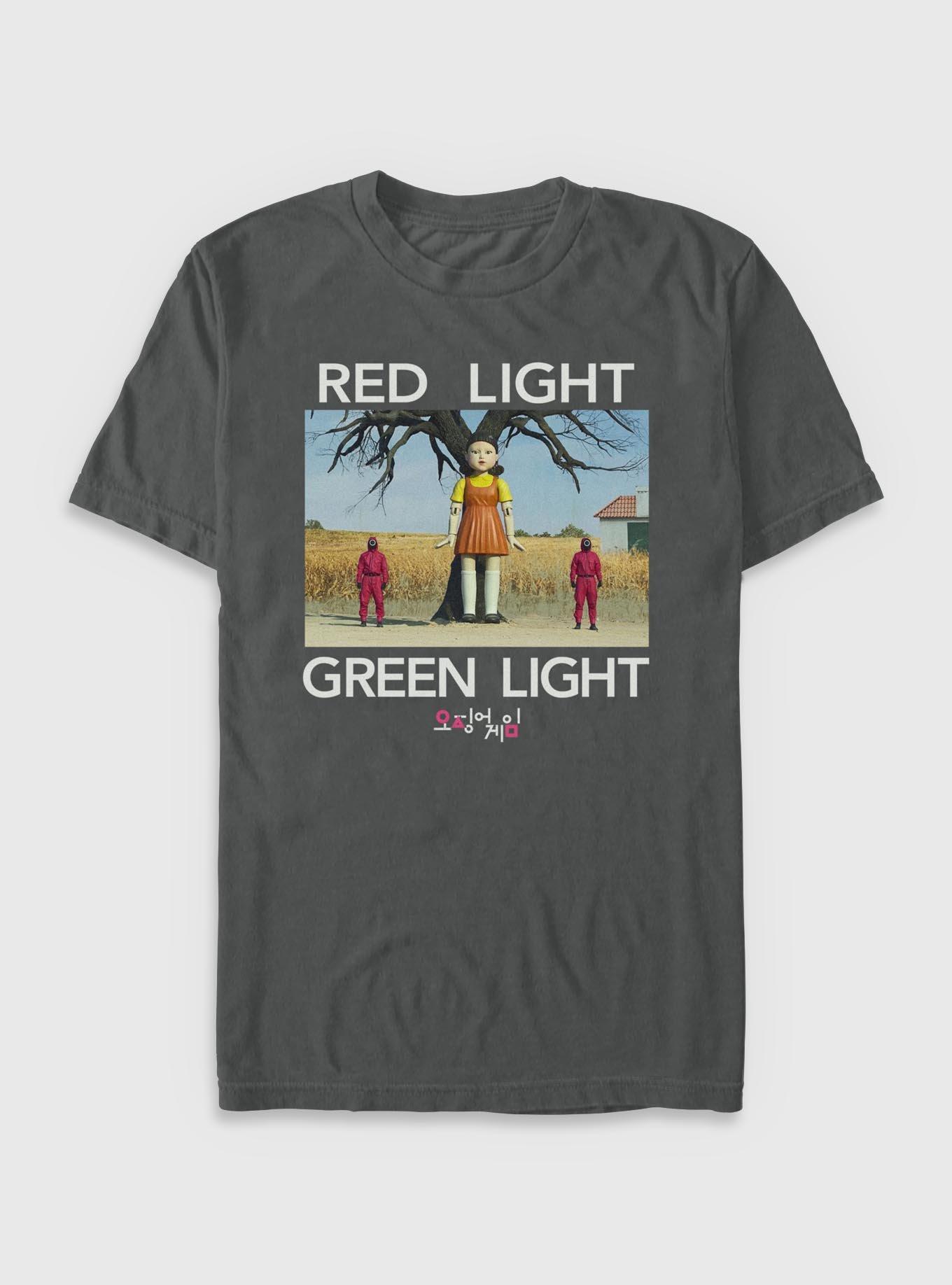 Squid Game Red Light Green Light Garment Dye T-Shirt, , hi-res