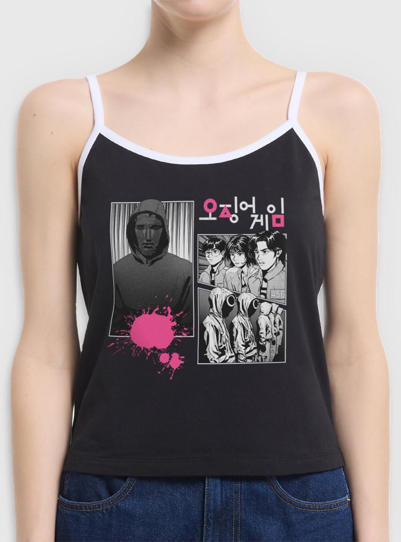 Squid Game Manga Panel Womens Cami, , hi-res