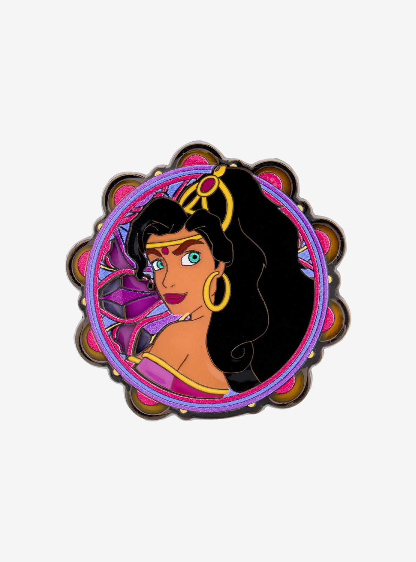 Loungefly Disney The Hunchback Of Notre Dame Esmeralda Enamel Pin Hot Topic Exclusive, , hi-res